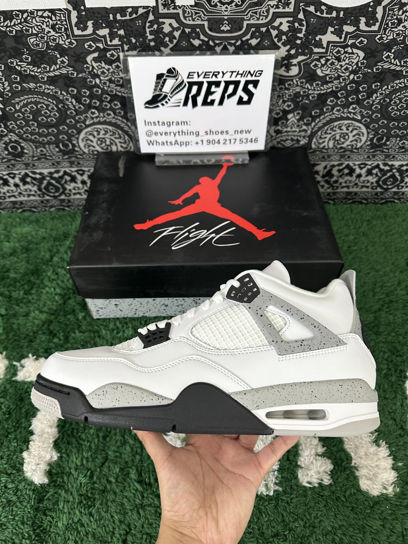AJ4 Retro White Cement 2025 - Image 4