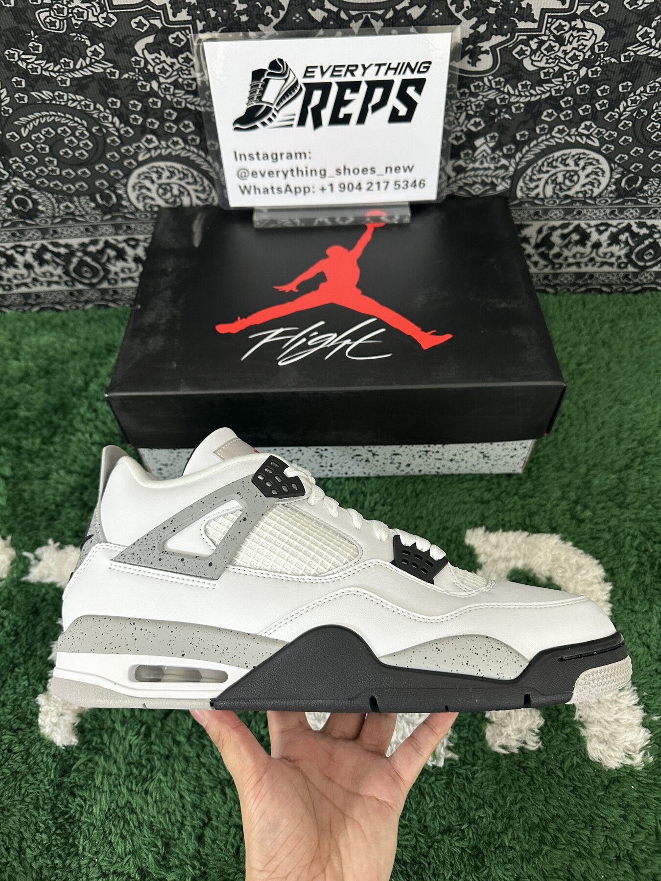 AJ4 Retro White Cement 2025 - Image 3