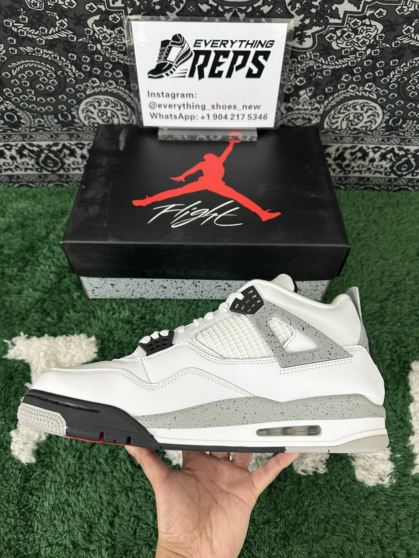AJ4 Retro White Cement 2025 - Image 2