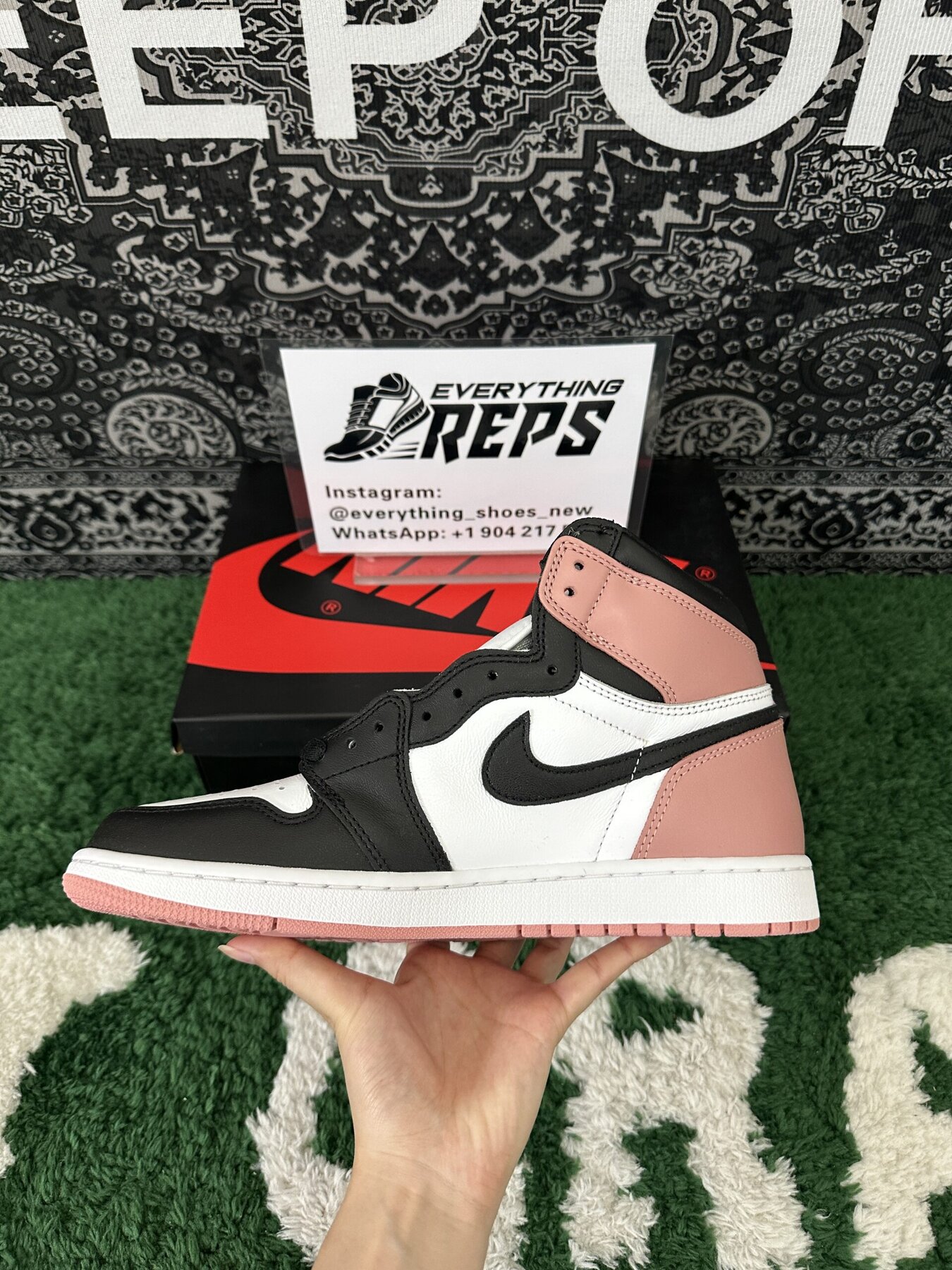 AJ1 Retro High Rust Pink - Image 7