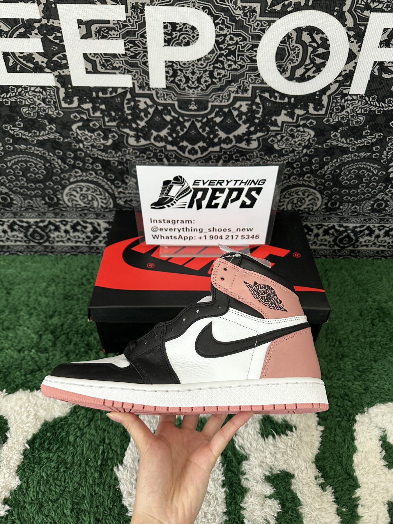 AJ1 Retro High Rust Pink - Image 5
