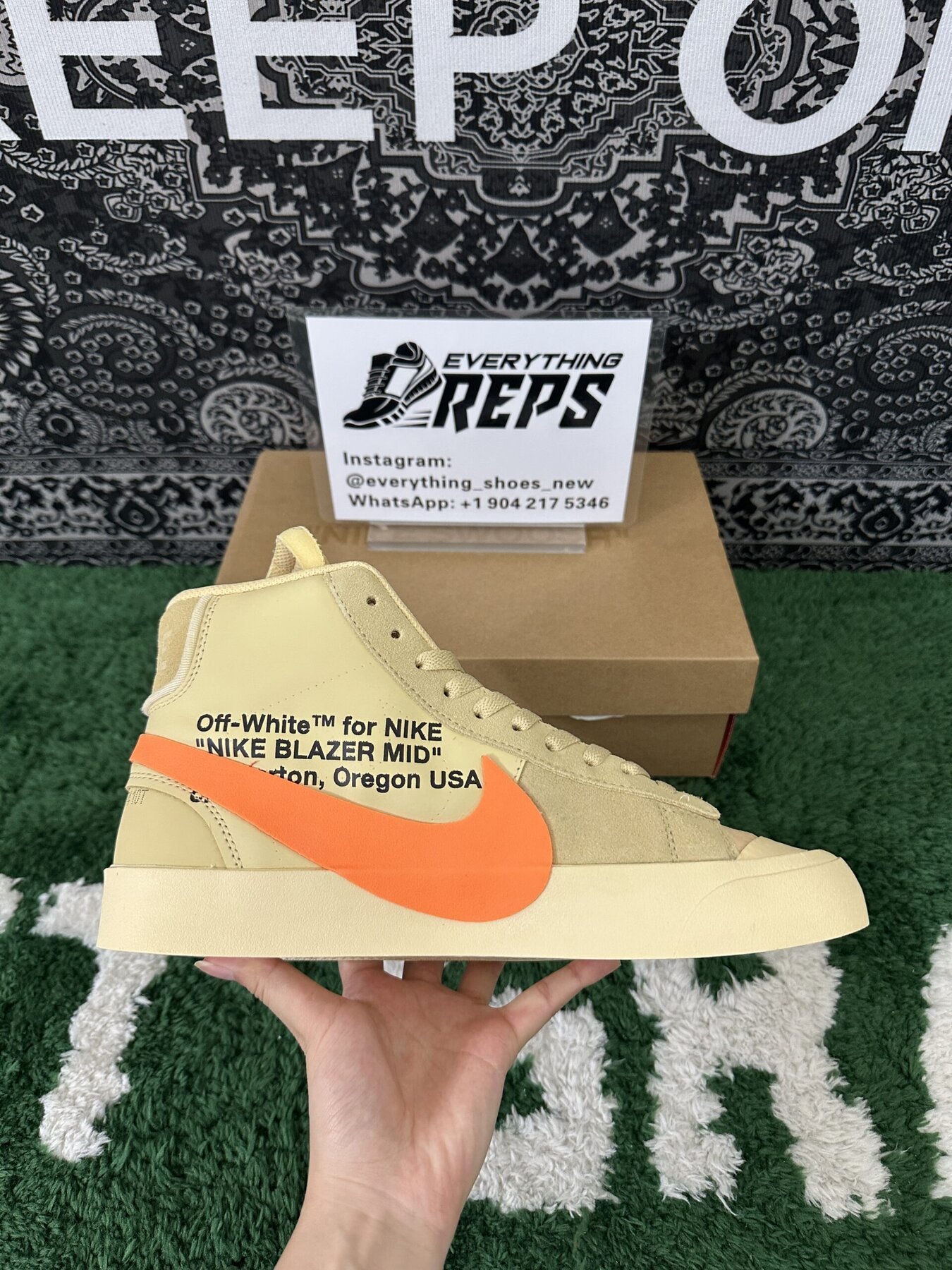 Blazer Mid Off-White All Hallow's Eve Extended Size - Image 5