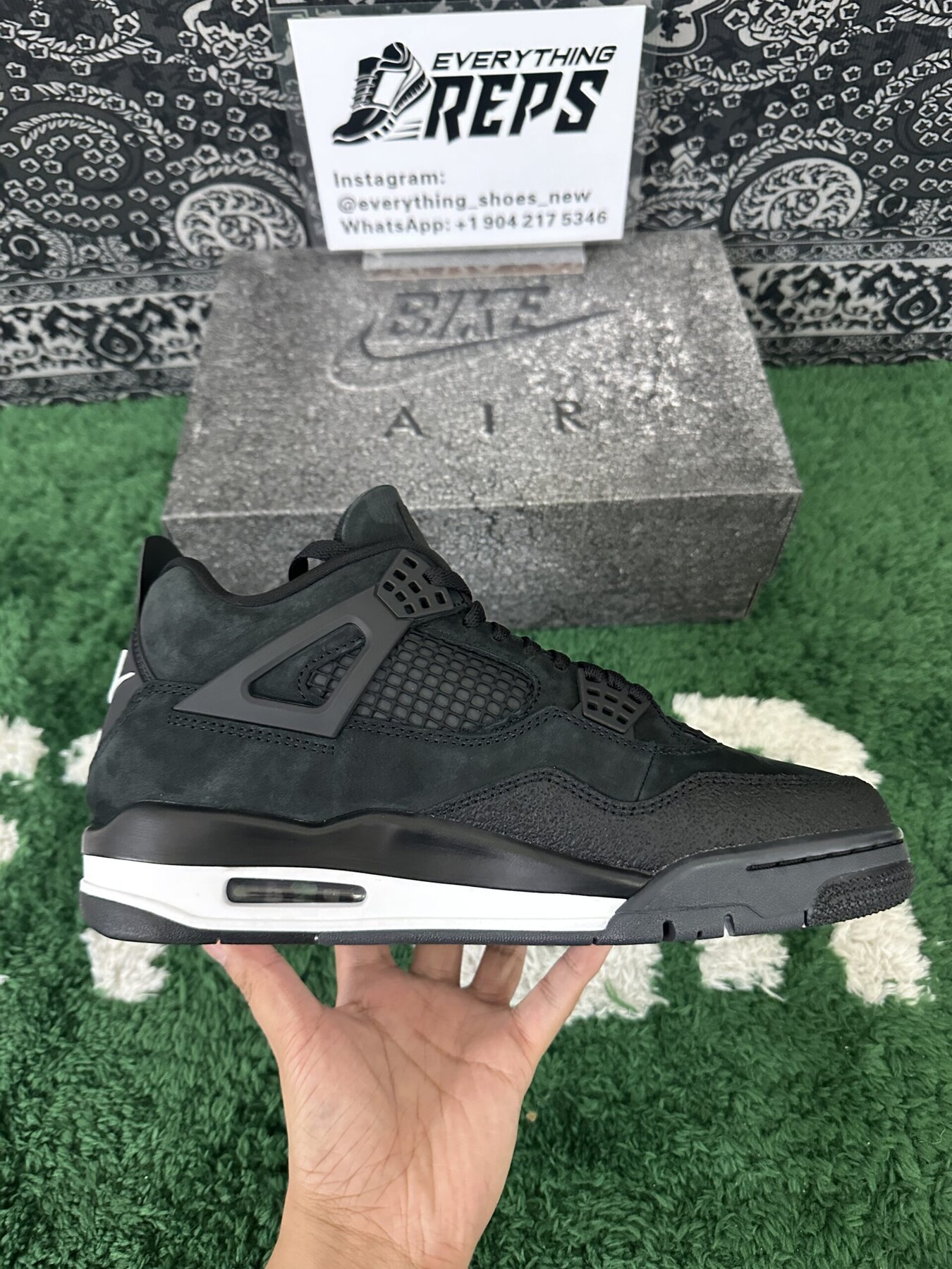 AJ4 Brick by Brick Black Edition - Image 7
