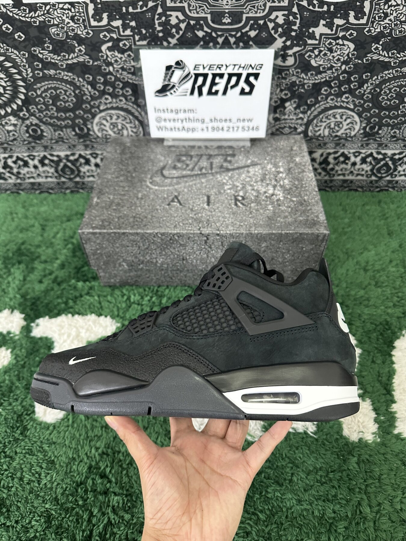 AJ4 Brick by Brick Black Edition - Image 6