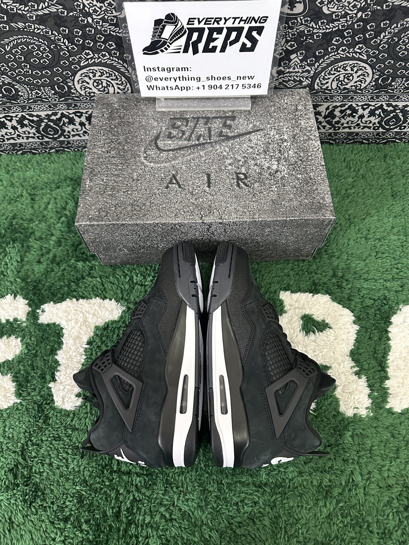 AJ4 Brick by Brick Black Edition - Image 3