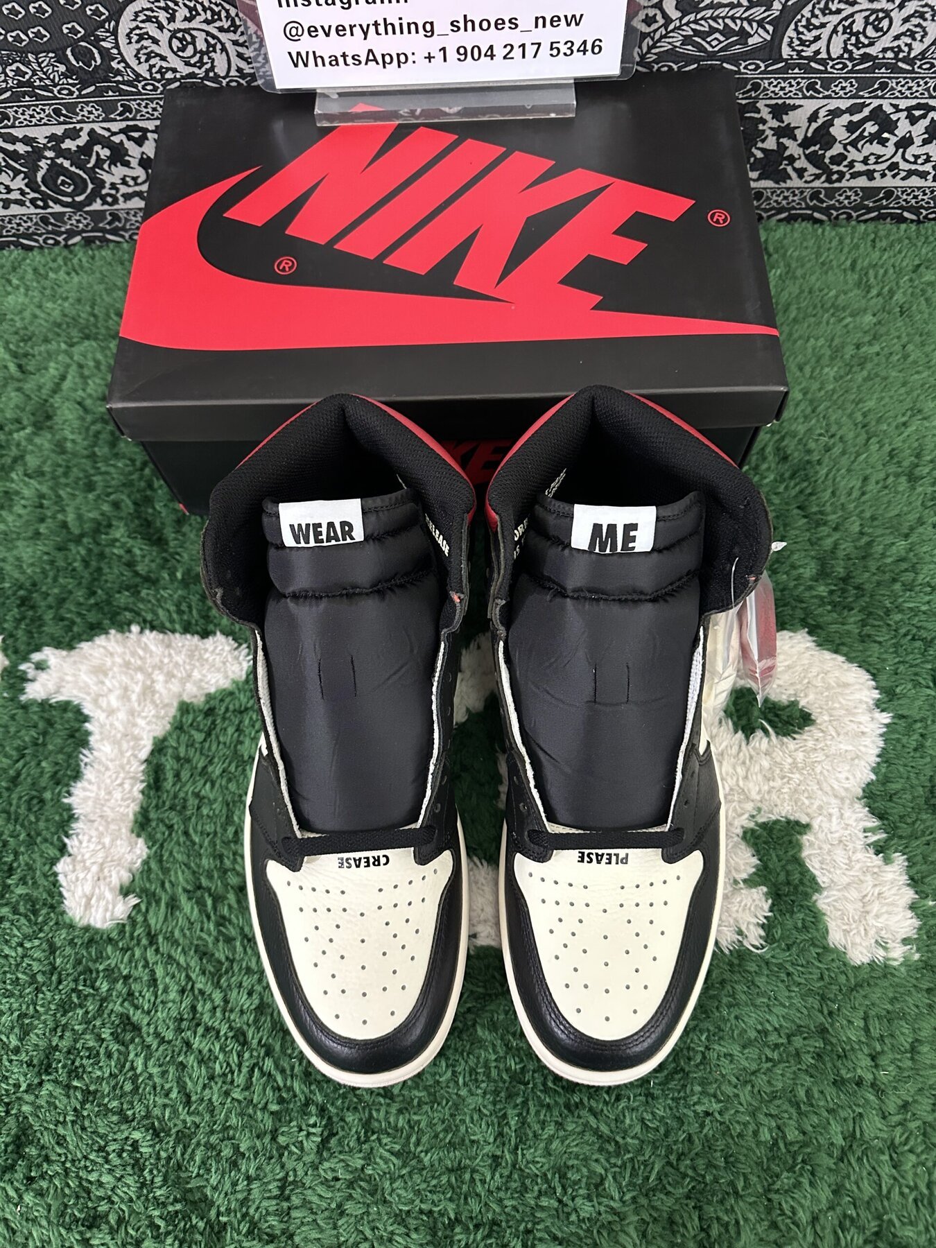 AJ1 Retro High "Not for Resale" Varsity Red - Image 9