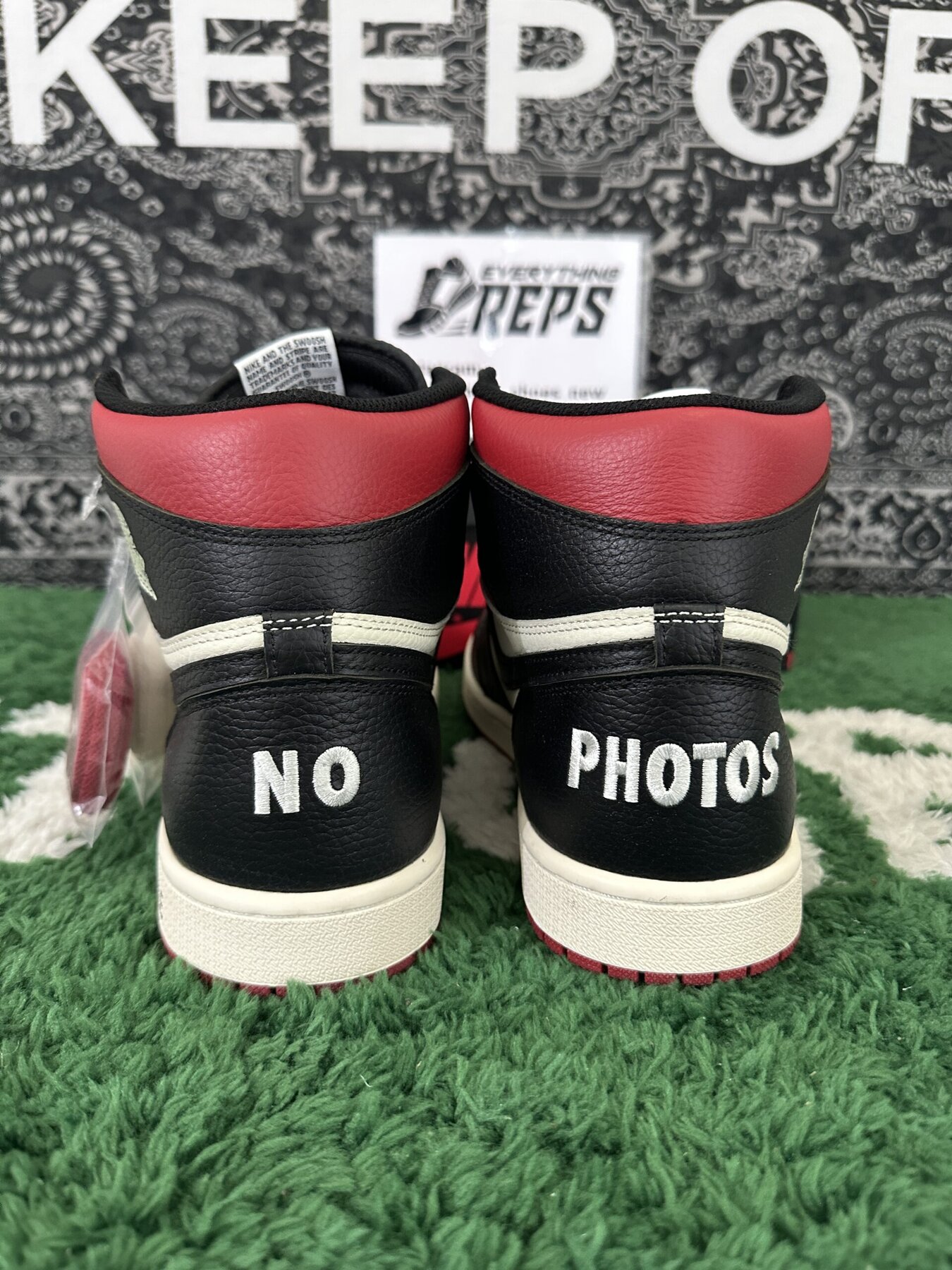 AJ1 Retro High "Not for Resale" Varsity Red - Image 8
