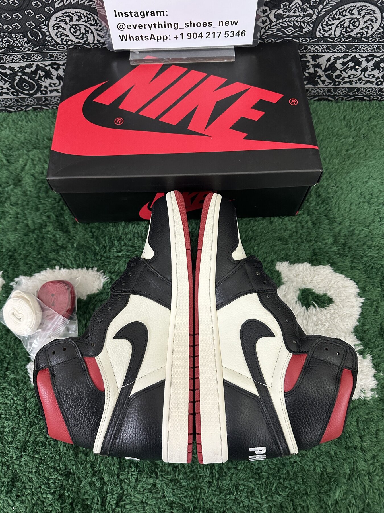 AJ1 Retro High "Not for Resale" Varsity Red - Image 3