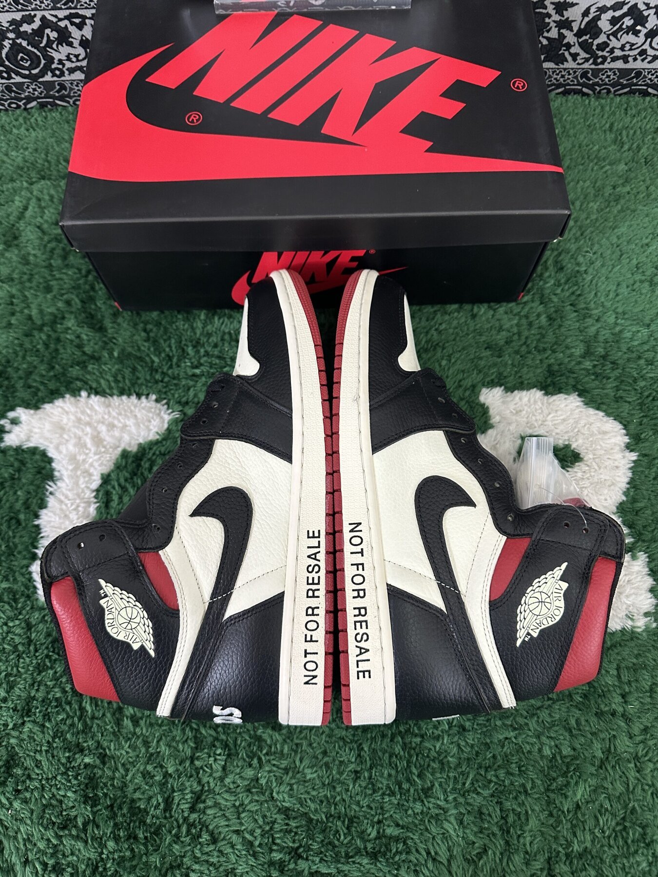 AJ1 Retro High "Not for Resale" Varsity Red - Image 2