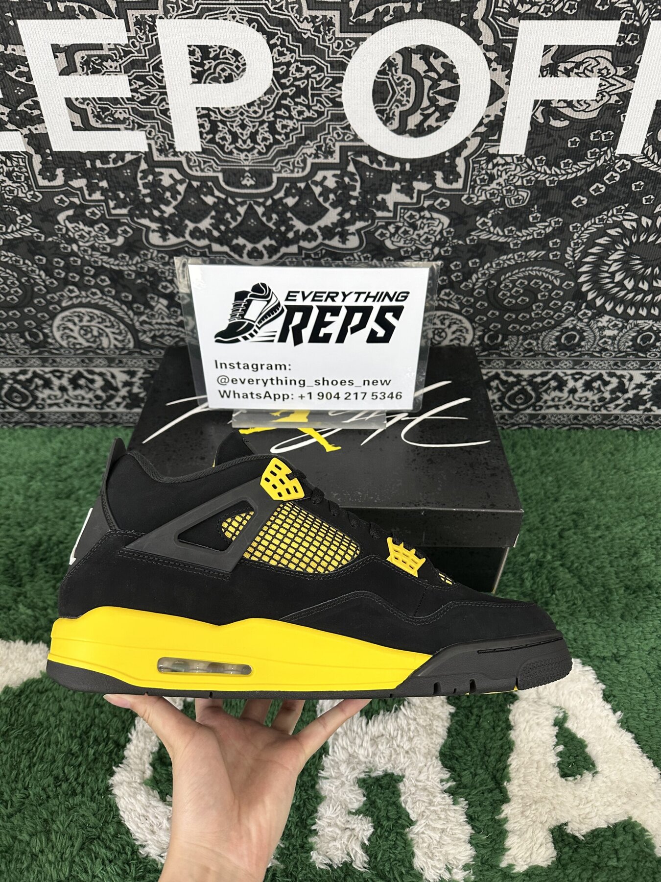 AJ4 Retro Thunder - Image 4