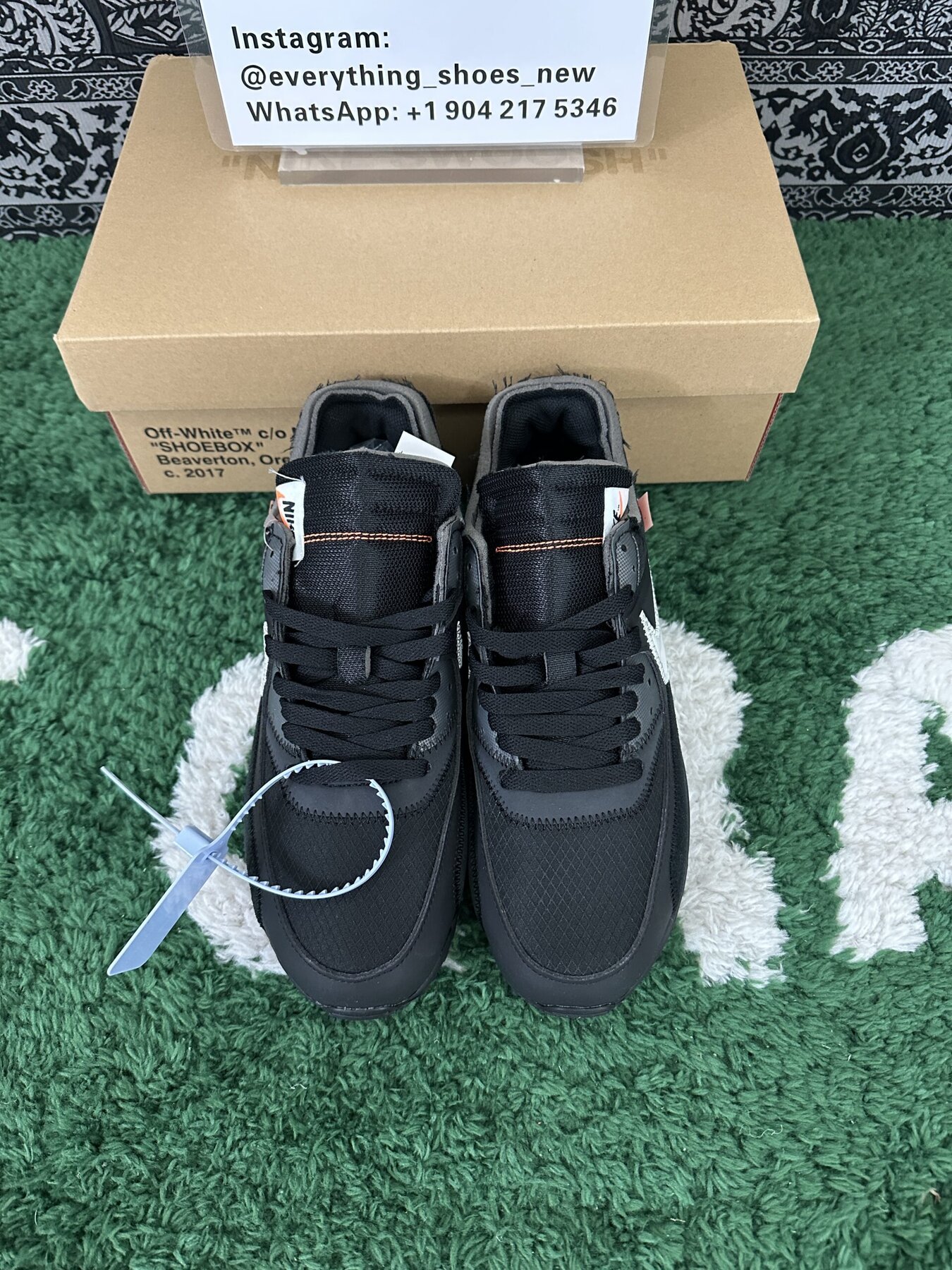 Air Max 90 Off White Black - Image 9
