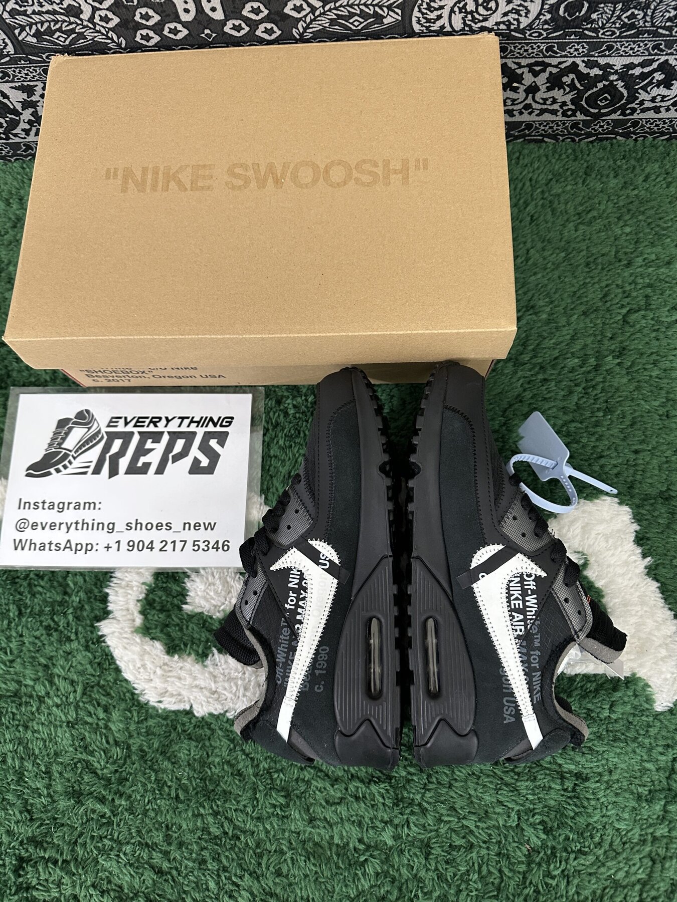 Air Max 90 Off White Black - Image 3