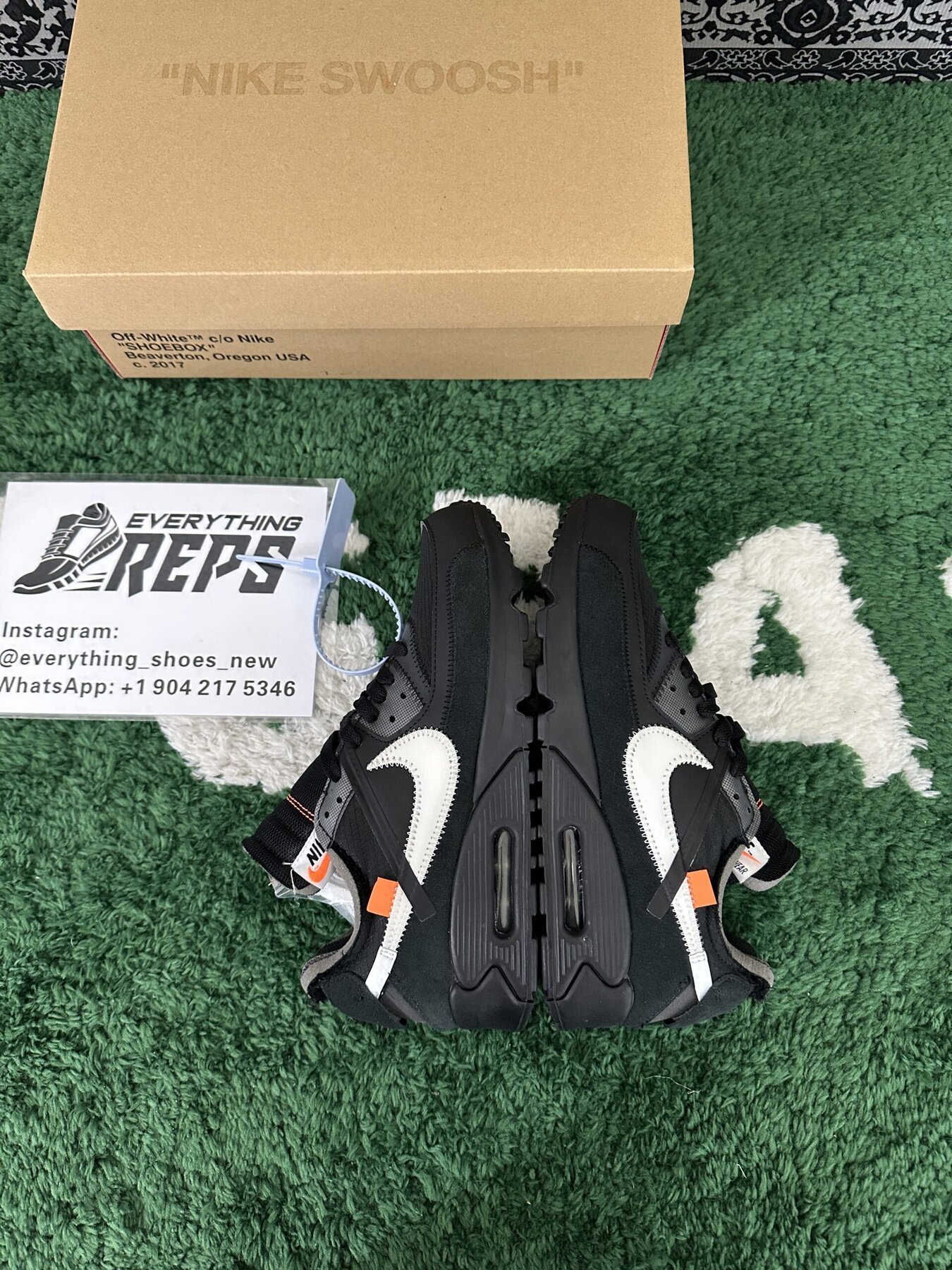 Air Max 90 Off White Black - Image 2