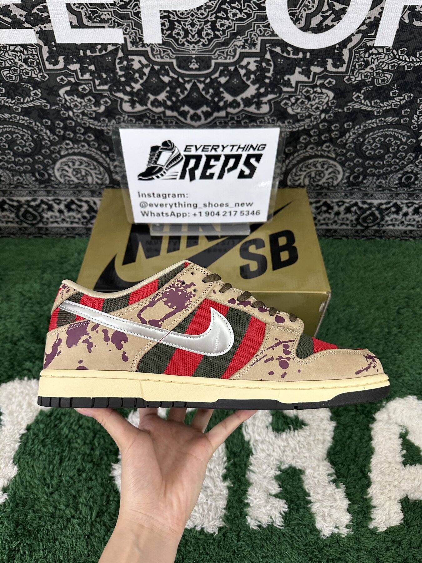 Dunk SB Low Freddy Krueger - Image 8