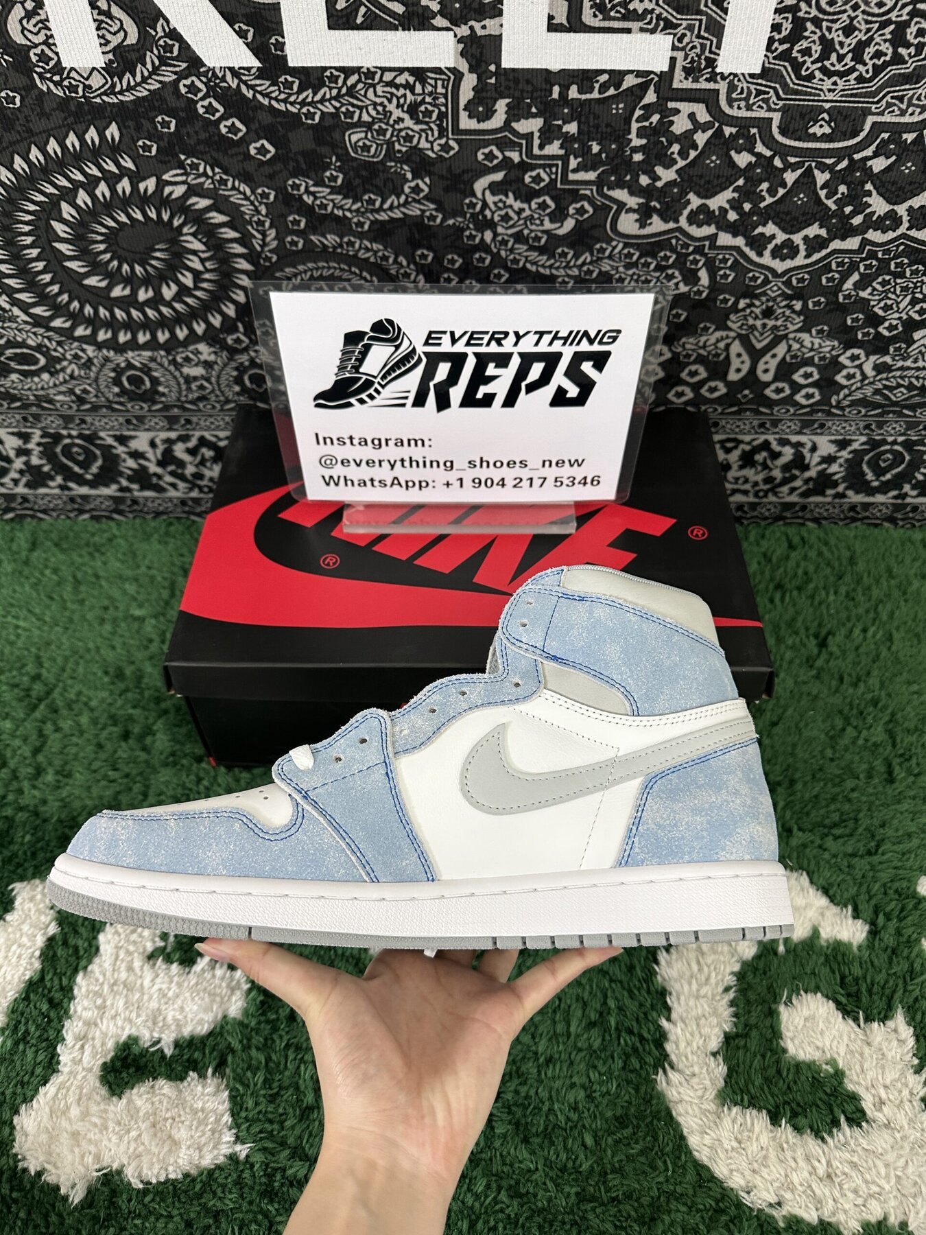 AJ1 Retro High OG Hyper Royal - Image 7