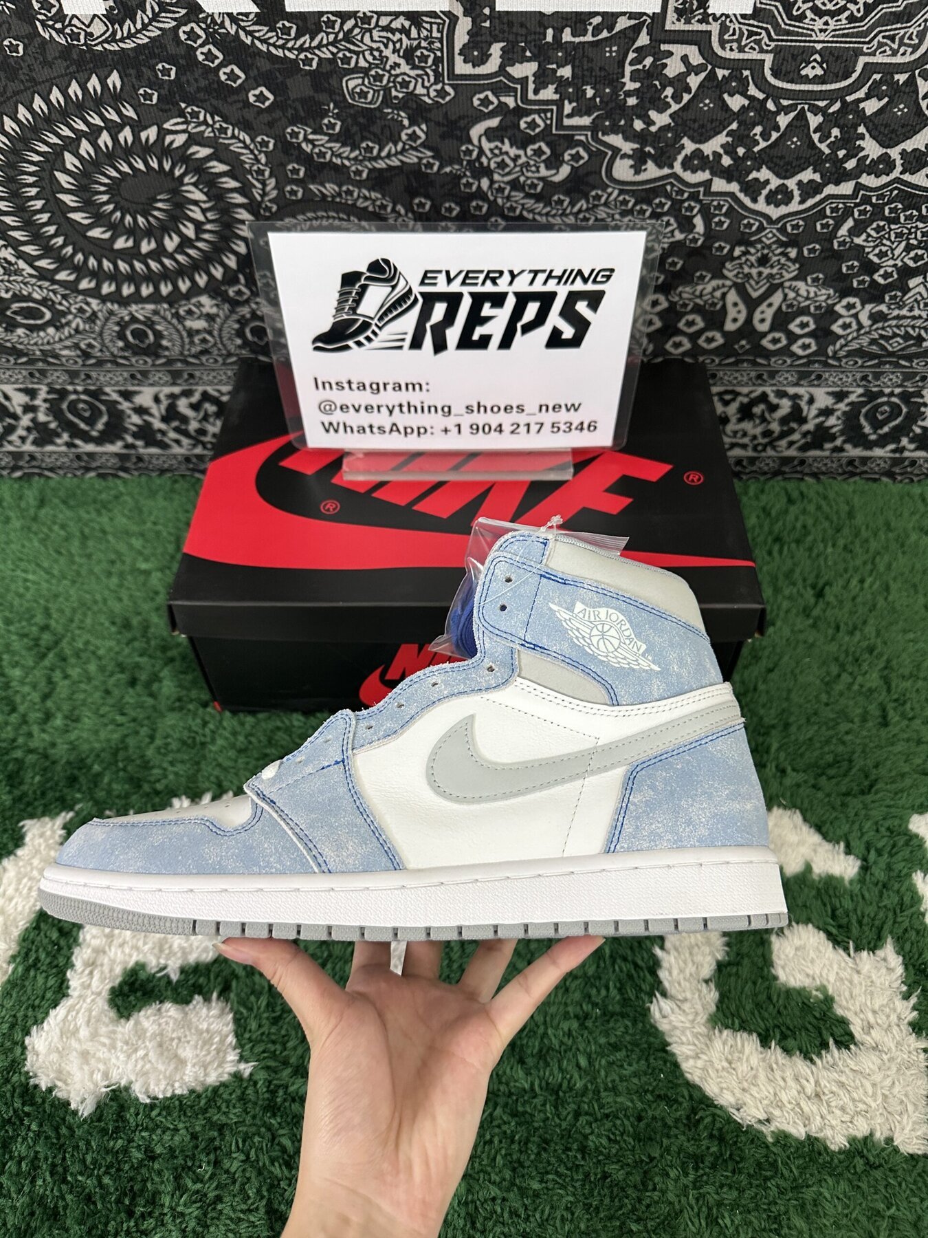 AJ1 Retro High OG Hyper Royal - Image 5