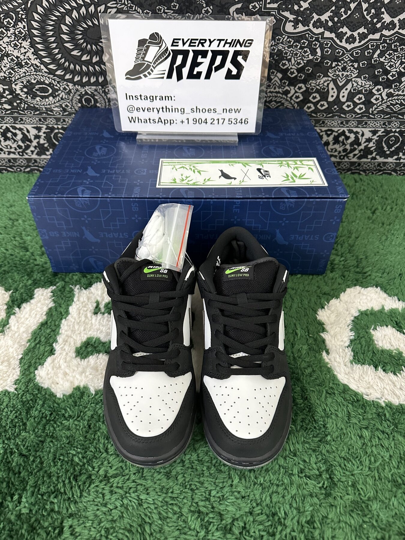 SB Dunk Low Staple Panda - Image 11
