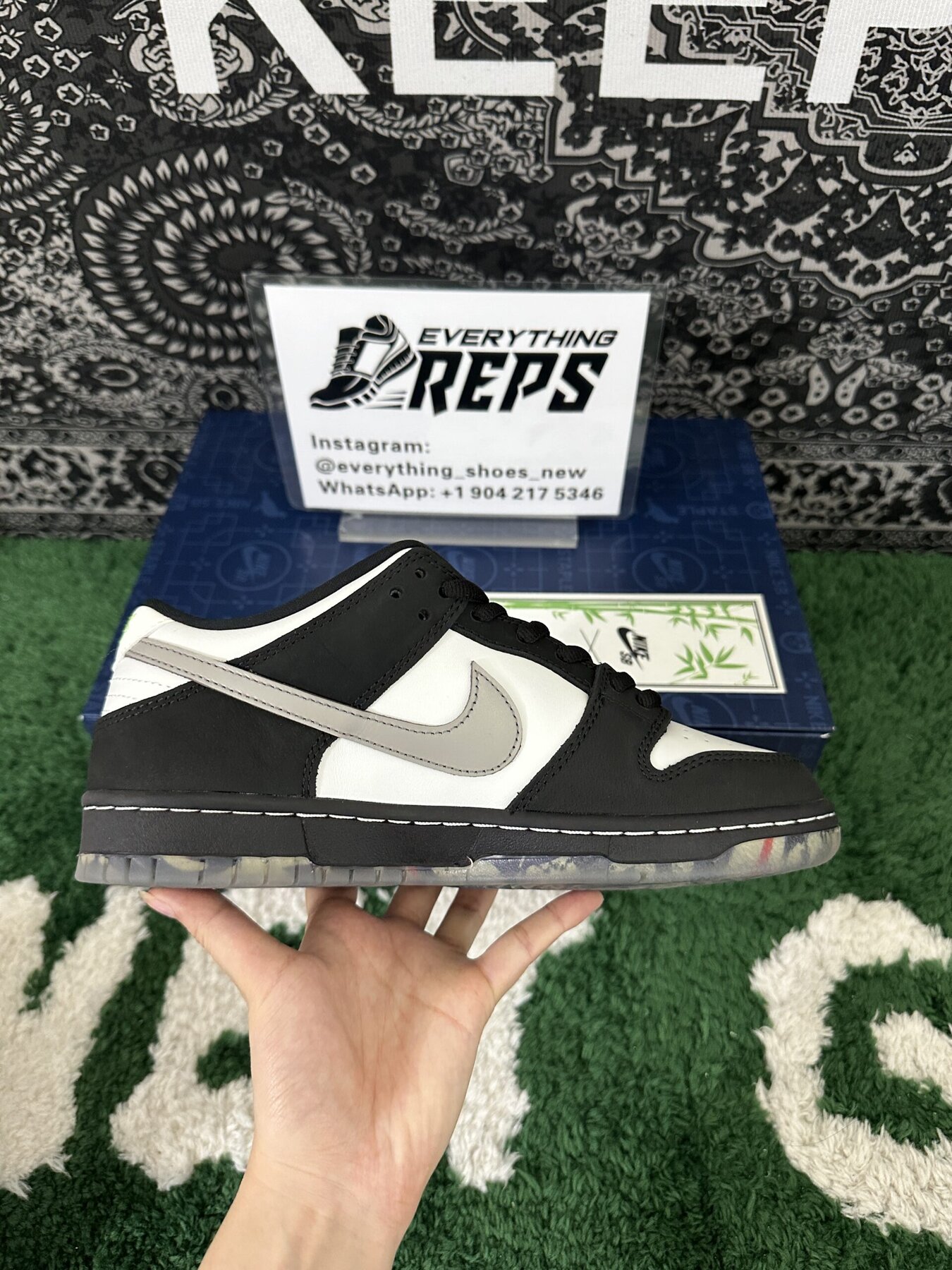 SB Dunk Low Staple Panda - Image 7