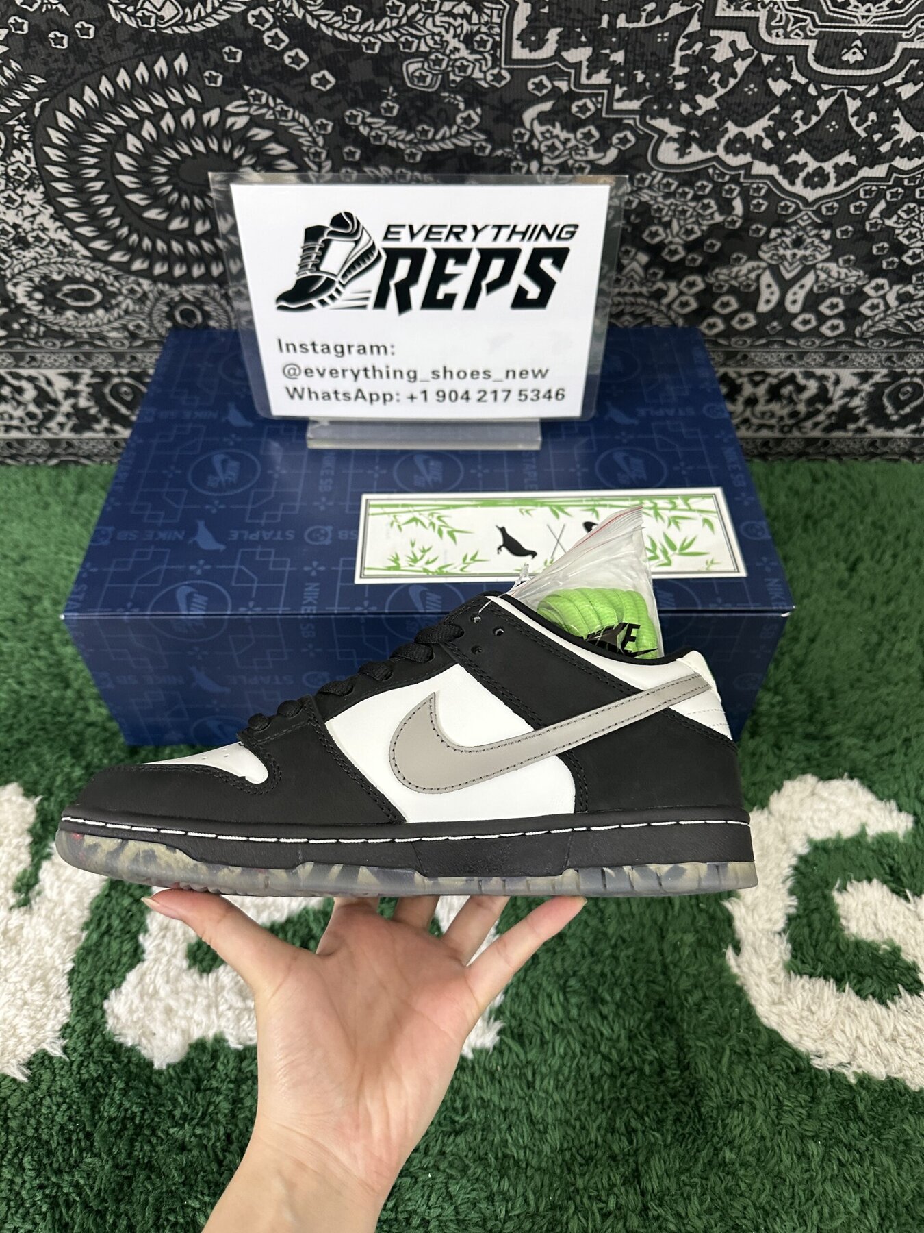 SB Dunk Low Staple Panda - Image 6