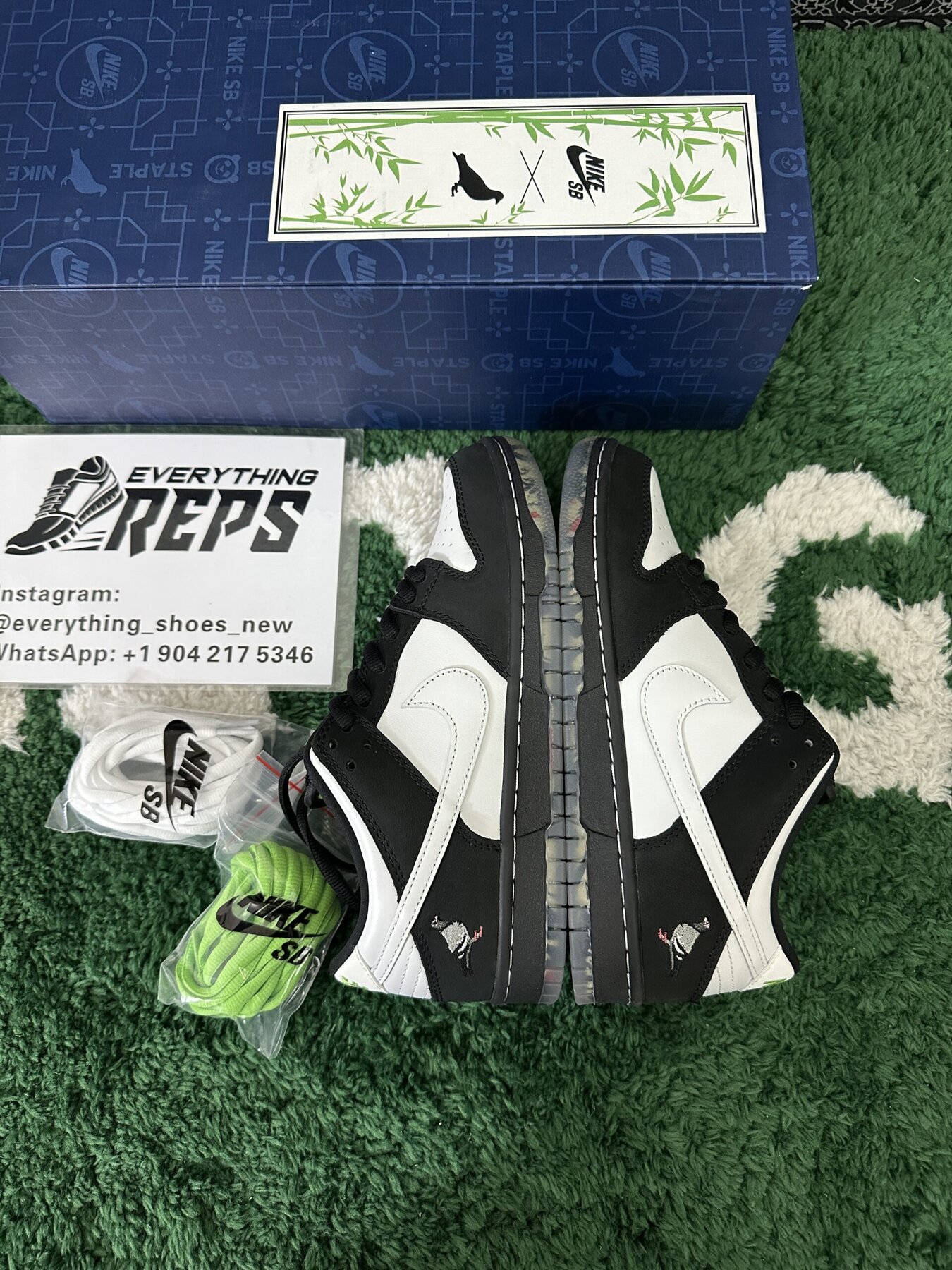 SB Dunk Low Staple Panda - Image 3