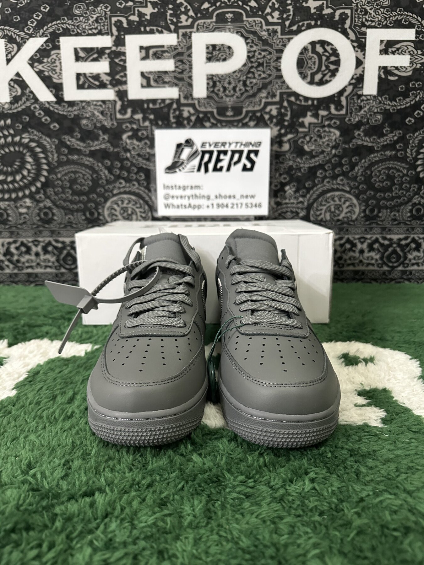 Off-White Air Force 1 Ghost Grey - Image 10