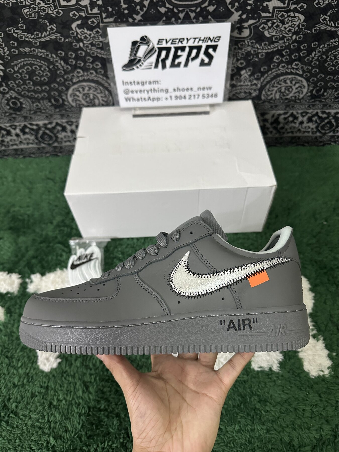 Off-White Air Force 1 Ghost Grey - Image 6