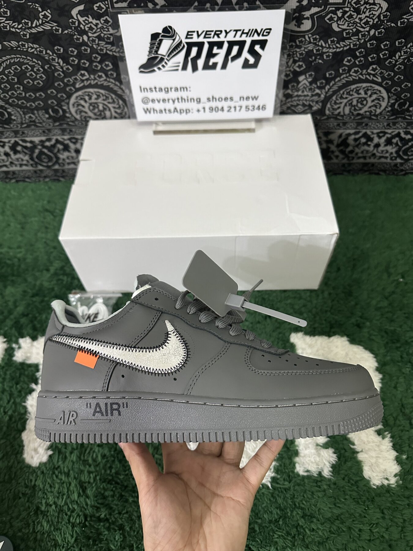 Off-White Air Force 1 Ghost Grey - Image 5