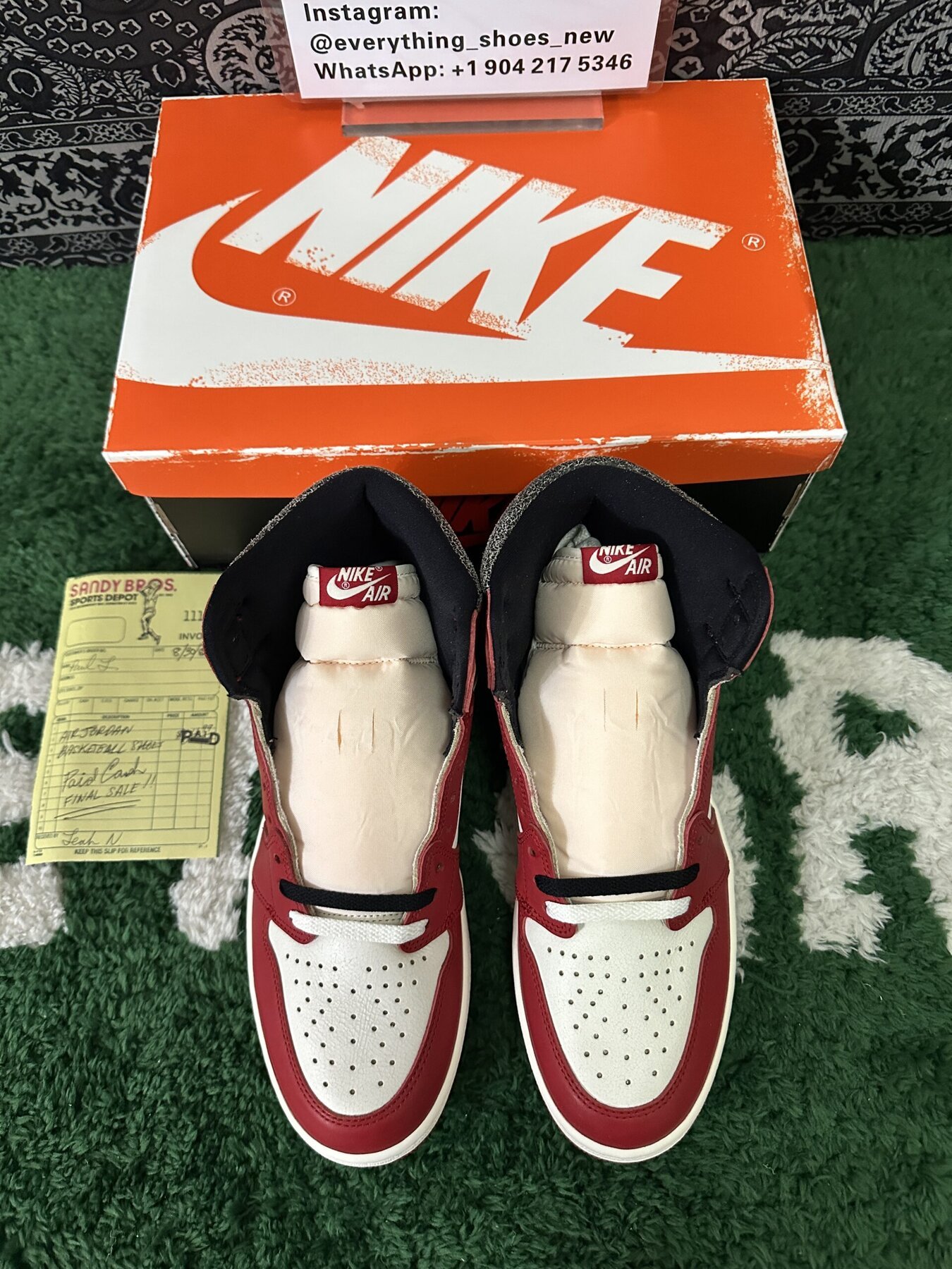 AJ1 High OG Chicago Lost and Found - Image 9