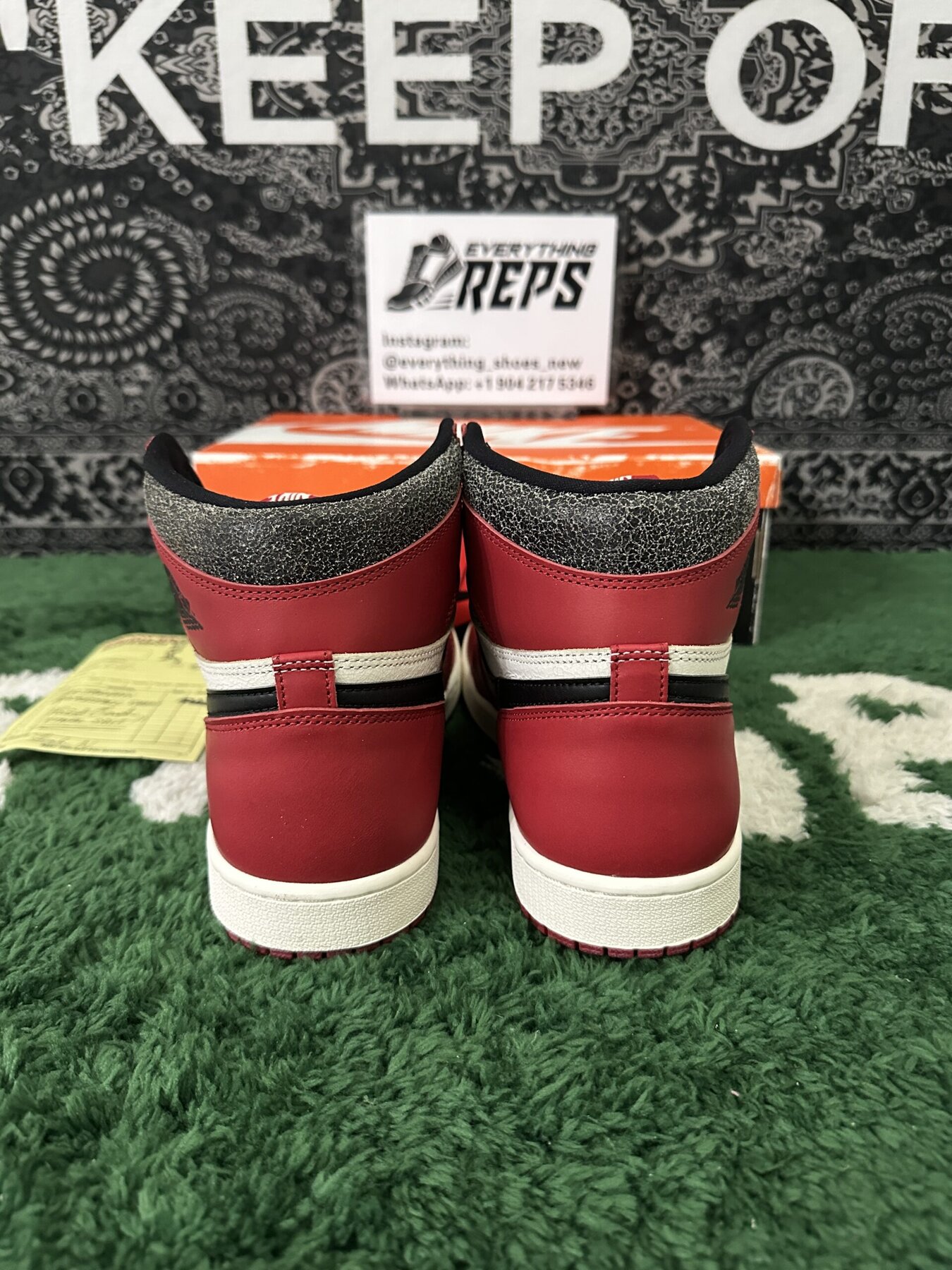 AJ1 High OG Chicago Lost and Found - Image 8