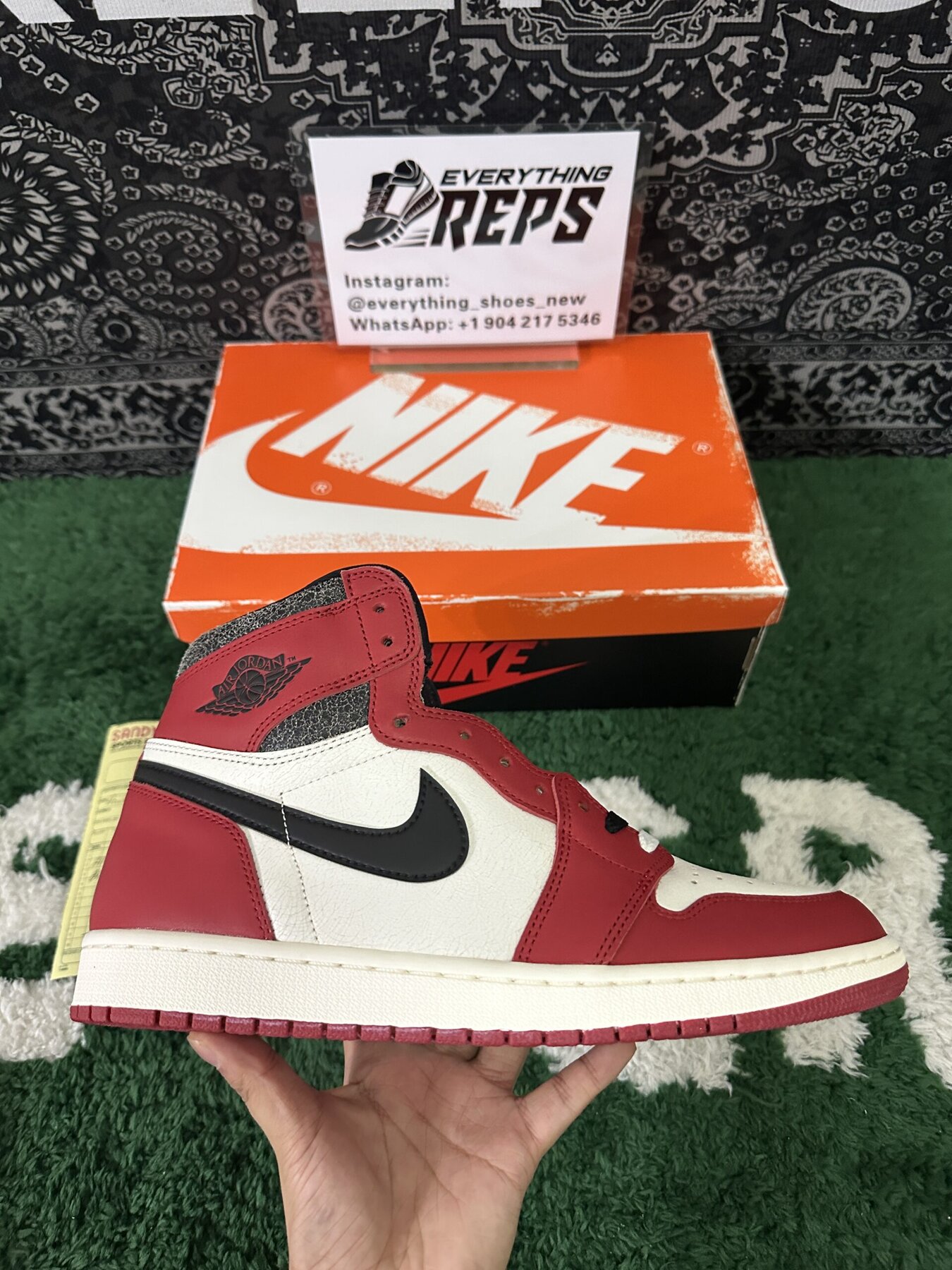 AJ1 High OG Chicago Lost and Found - Image 5