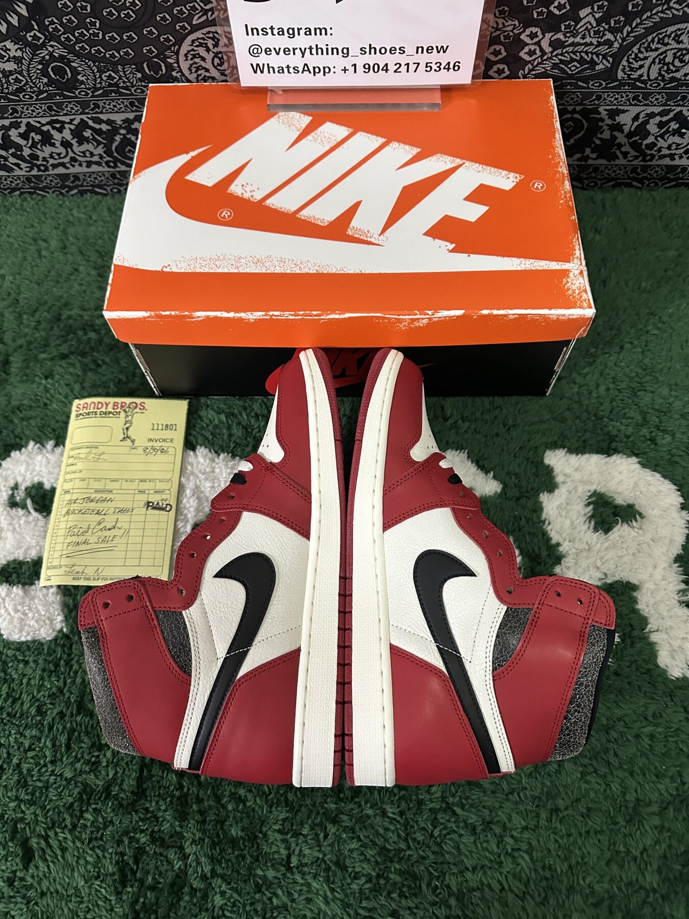 AJ1 High OG Chicago Lost and Found - Image 3