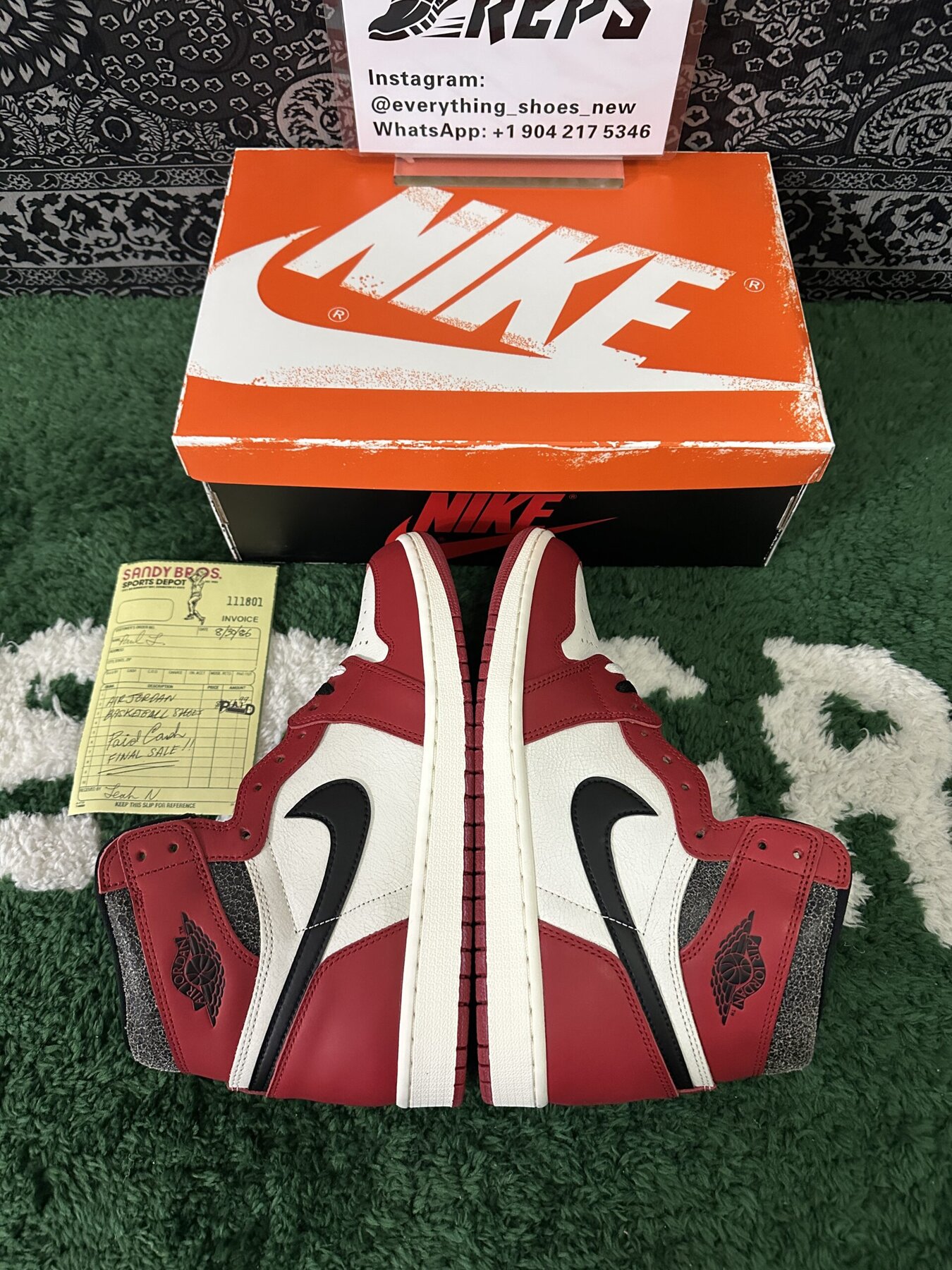AJ1 High OG Chicago Lost and Found - Image 2