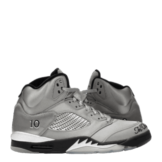 AJ5 "Wings" Medium Grey and Metallic Silver