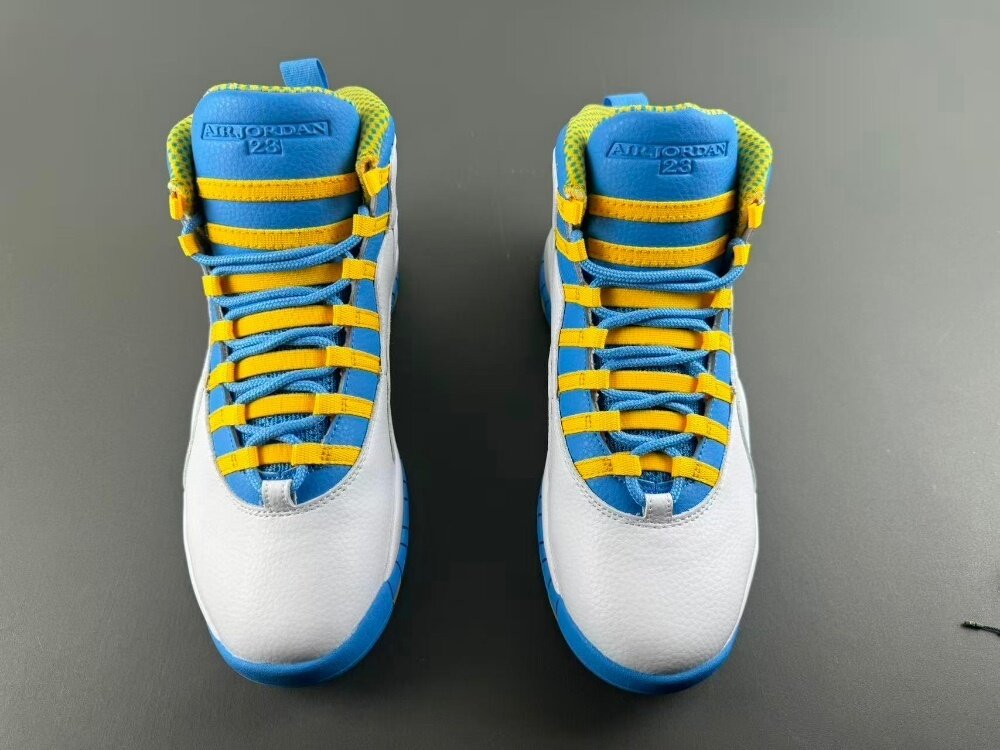 AJ10 Retro North Carolina Blue Custom - Image 8