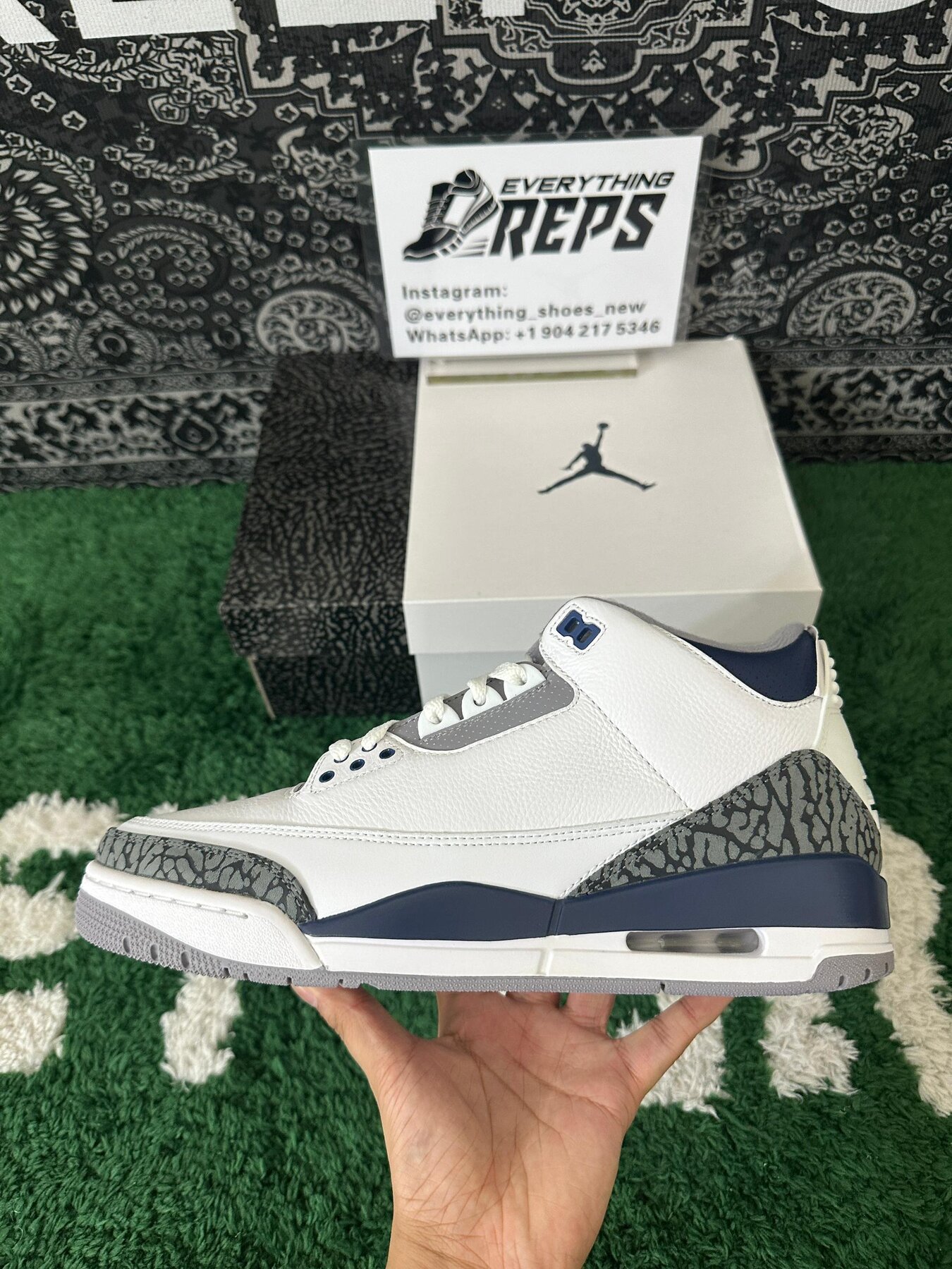AJ3 Retro Midnight Navy - Image 2