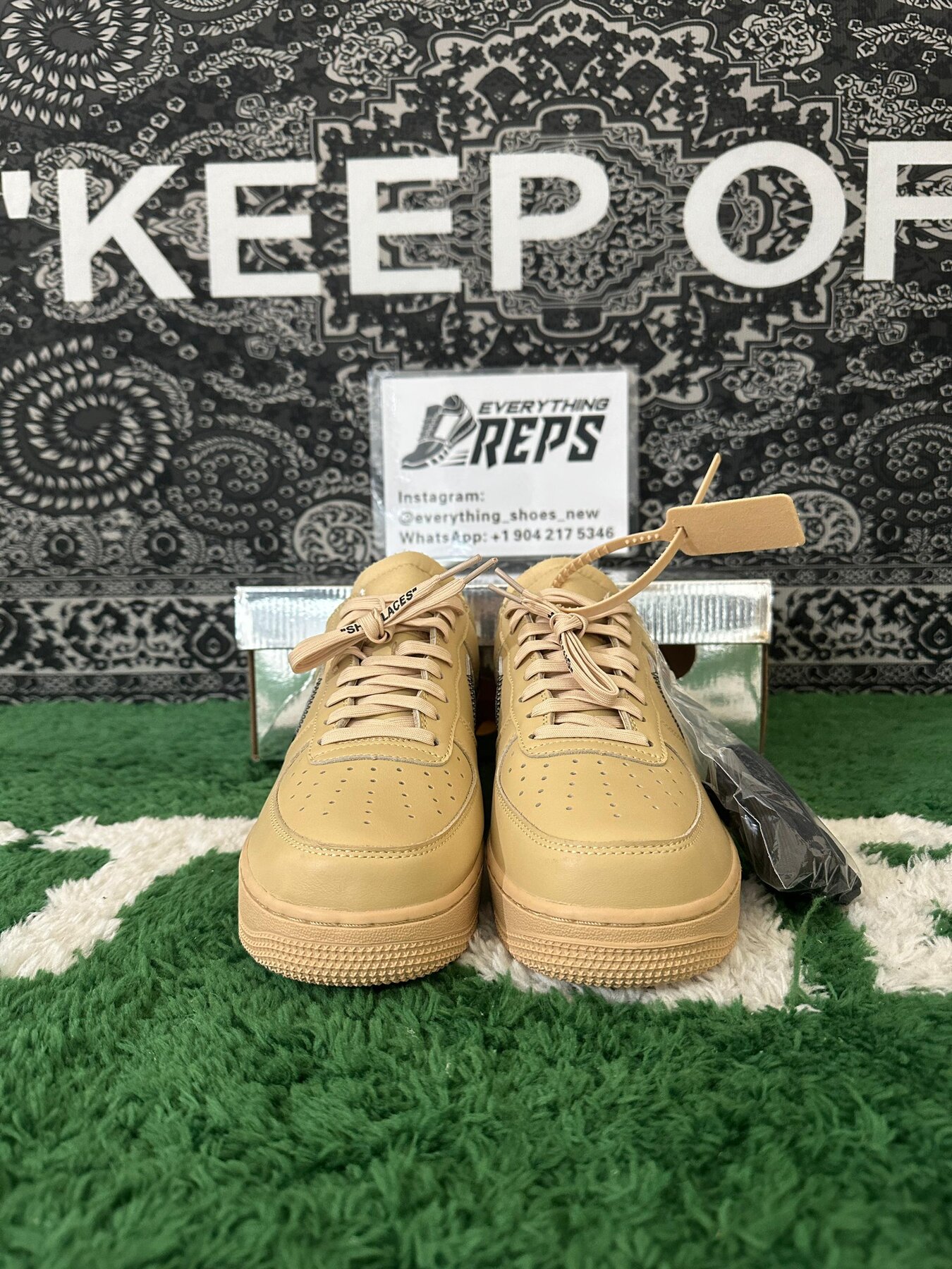 Off White - Air Force 1 Sesame - Image 8