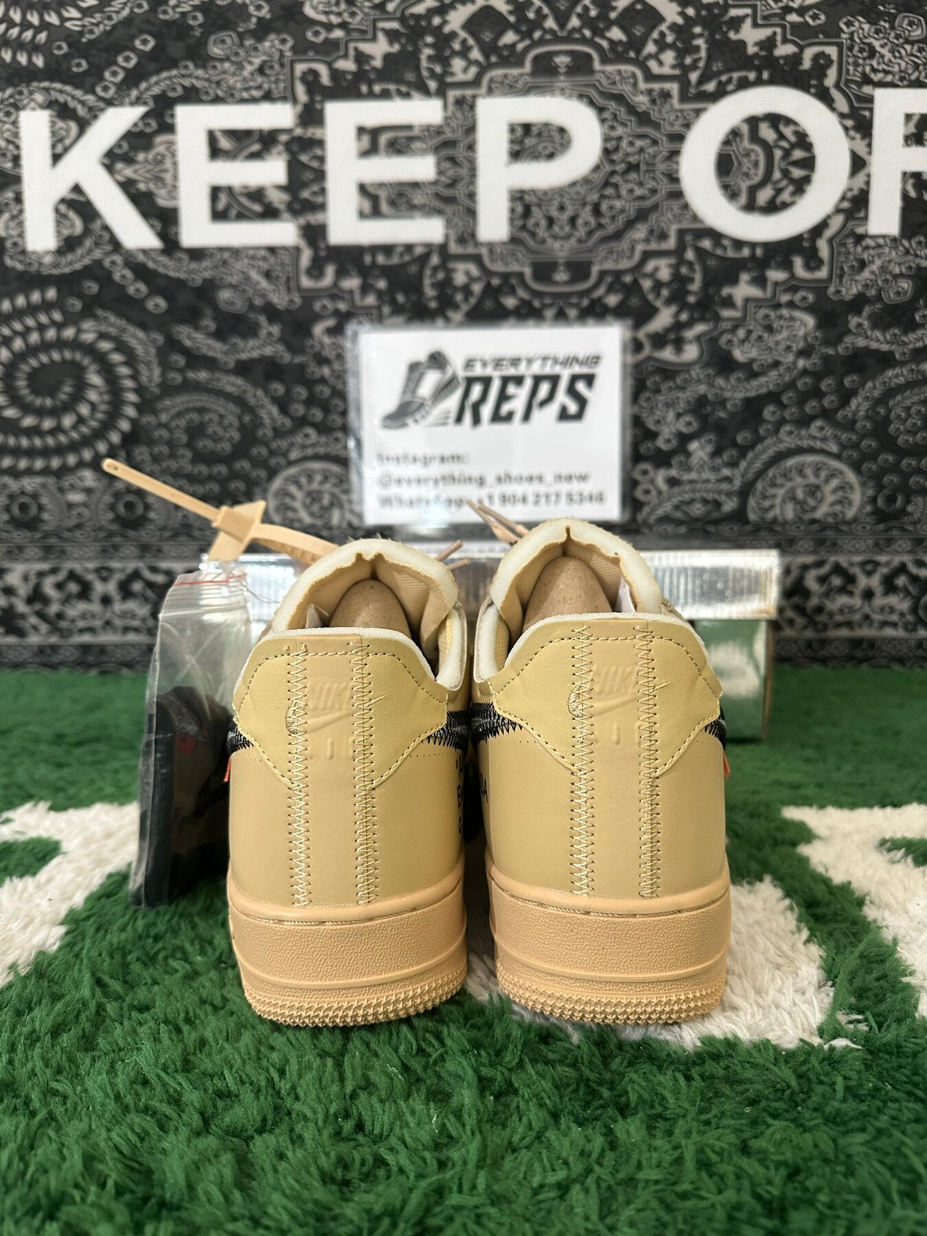 Off White - Air Force 1 Sesame - Image 6