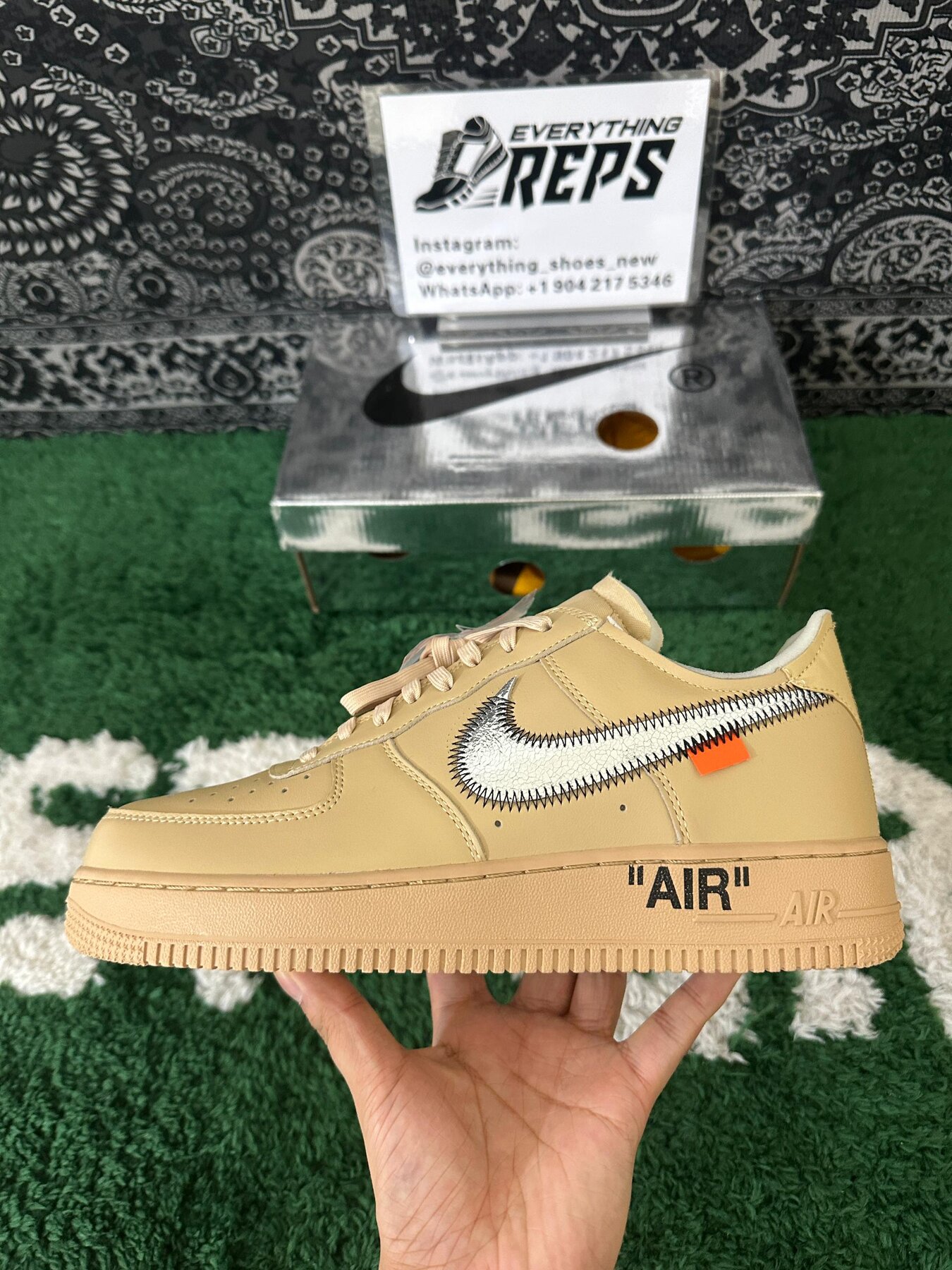 Off White - Air Force 1 Sesame - Image 4