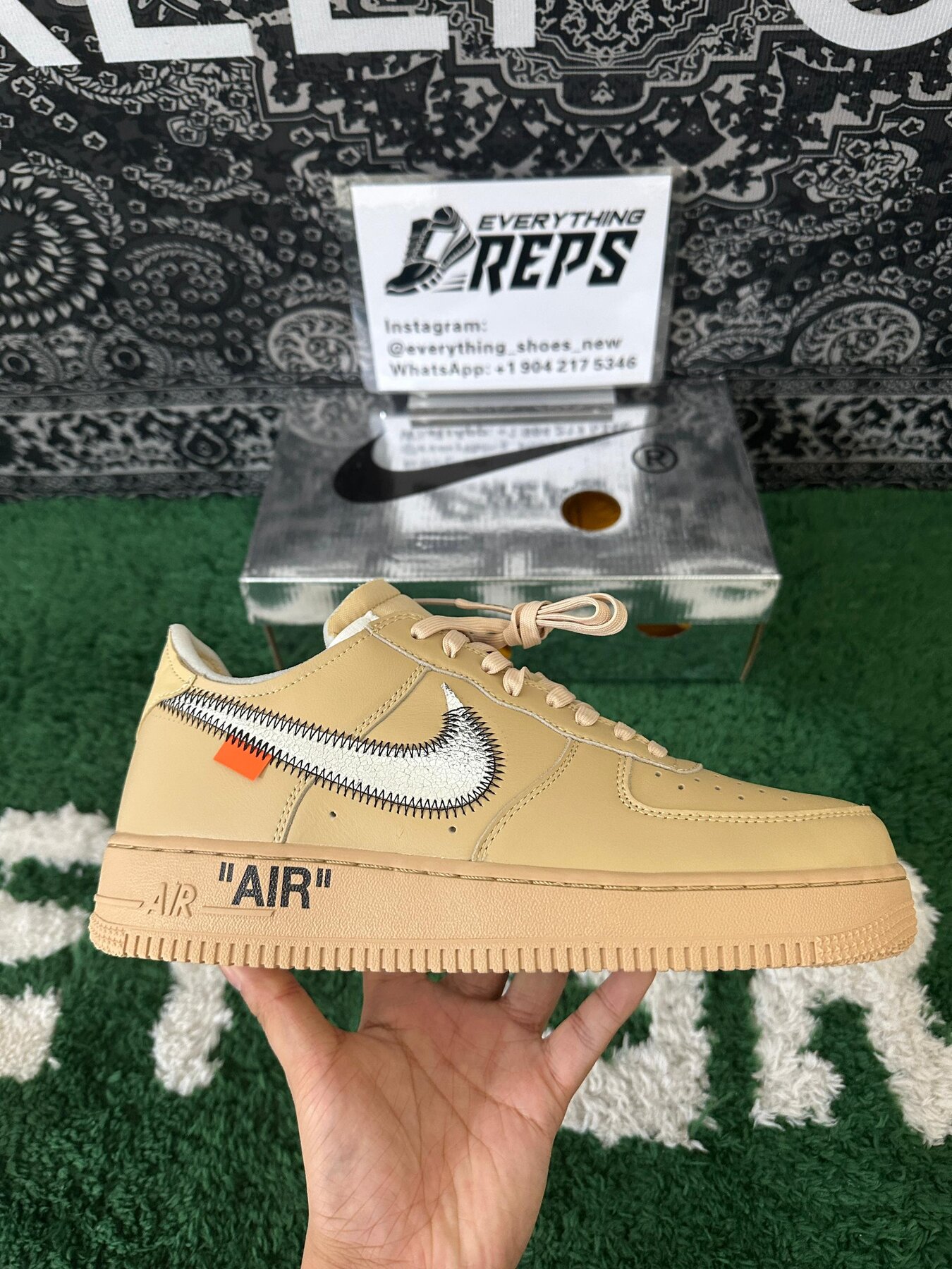 Off White - Air Force 1 Sesame - Image 3