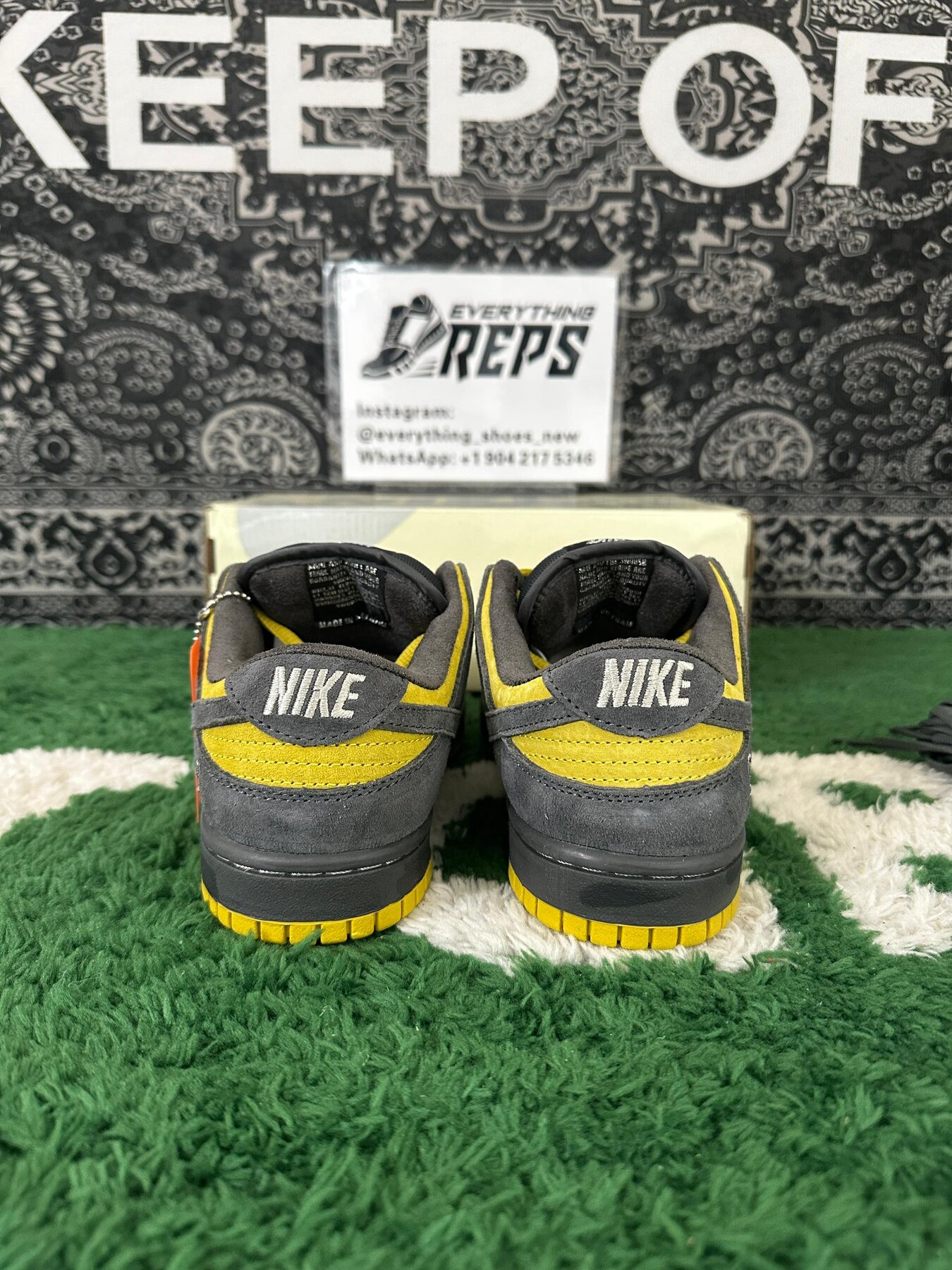 SB Dunk Low Supreme 94 Camper Green - Image 8