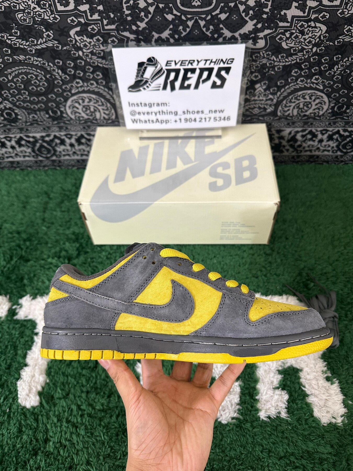 SB Dunk Low Supreme 94 Camper Green - Image 7
