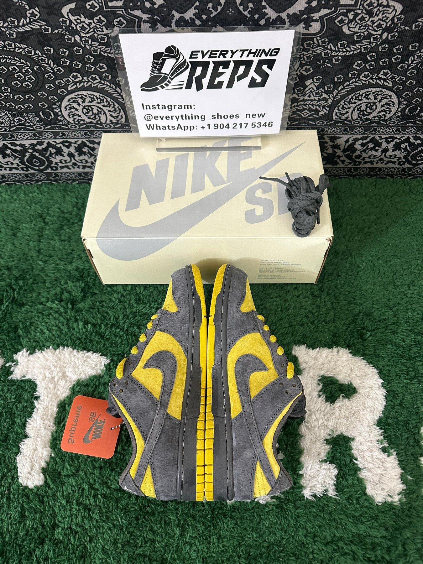 SB Dunk Low Supreme 94 Camper Green - Image 3