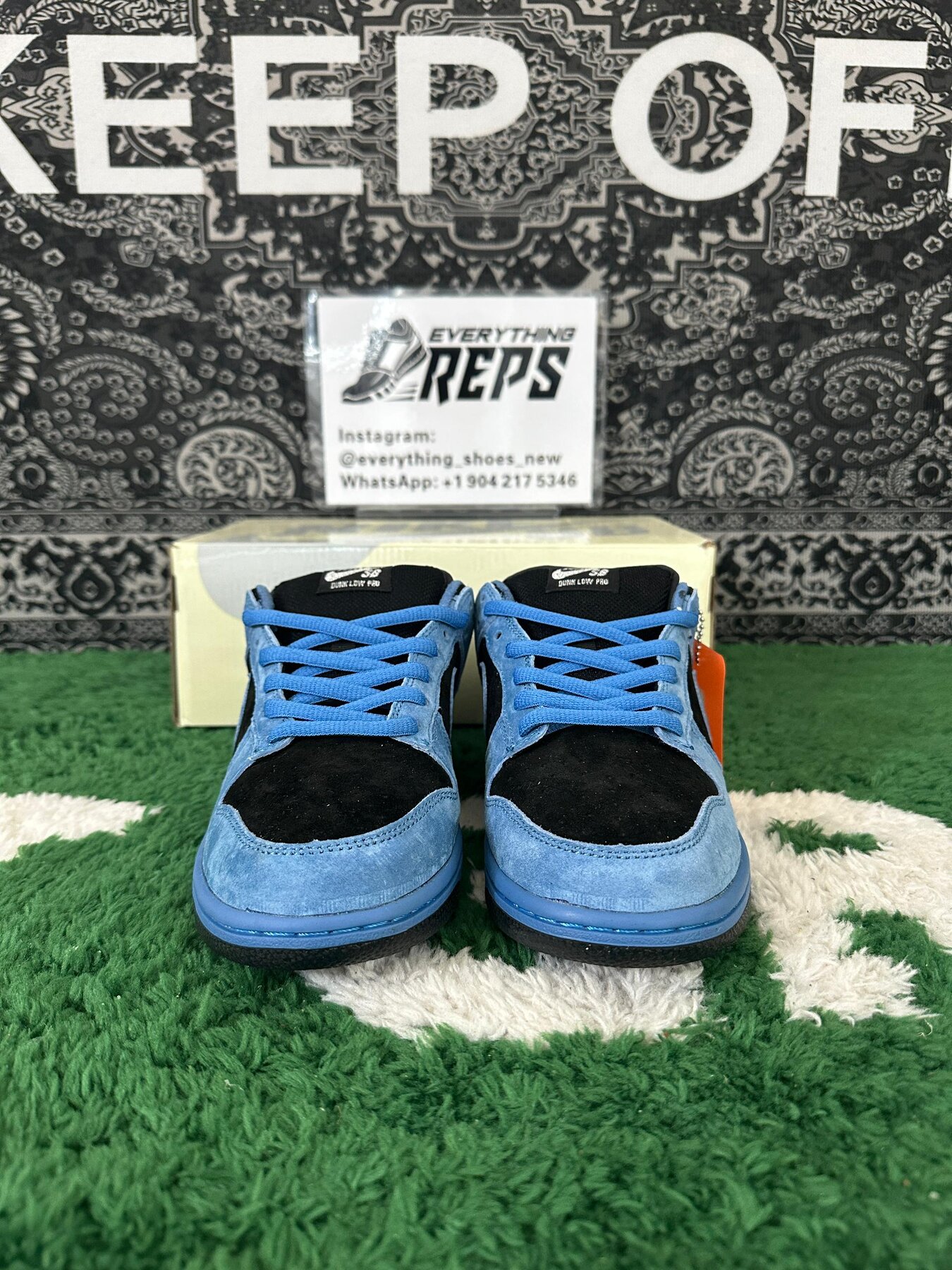 SB Dunk Low Supreme 94 Ocean Fog - Image 10