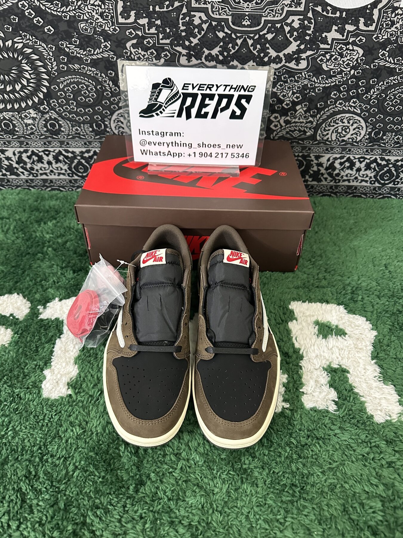 TS X AJ1 Low Mocha - Image 10