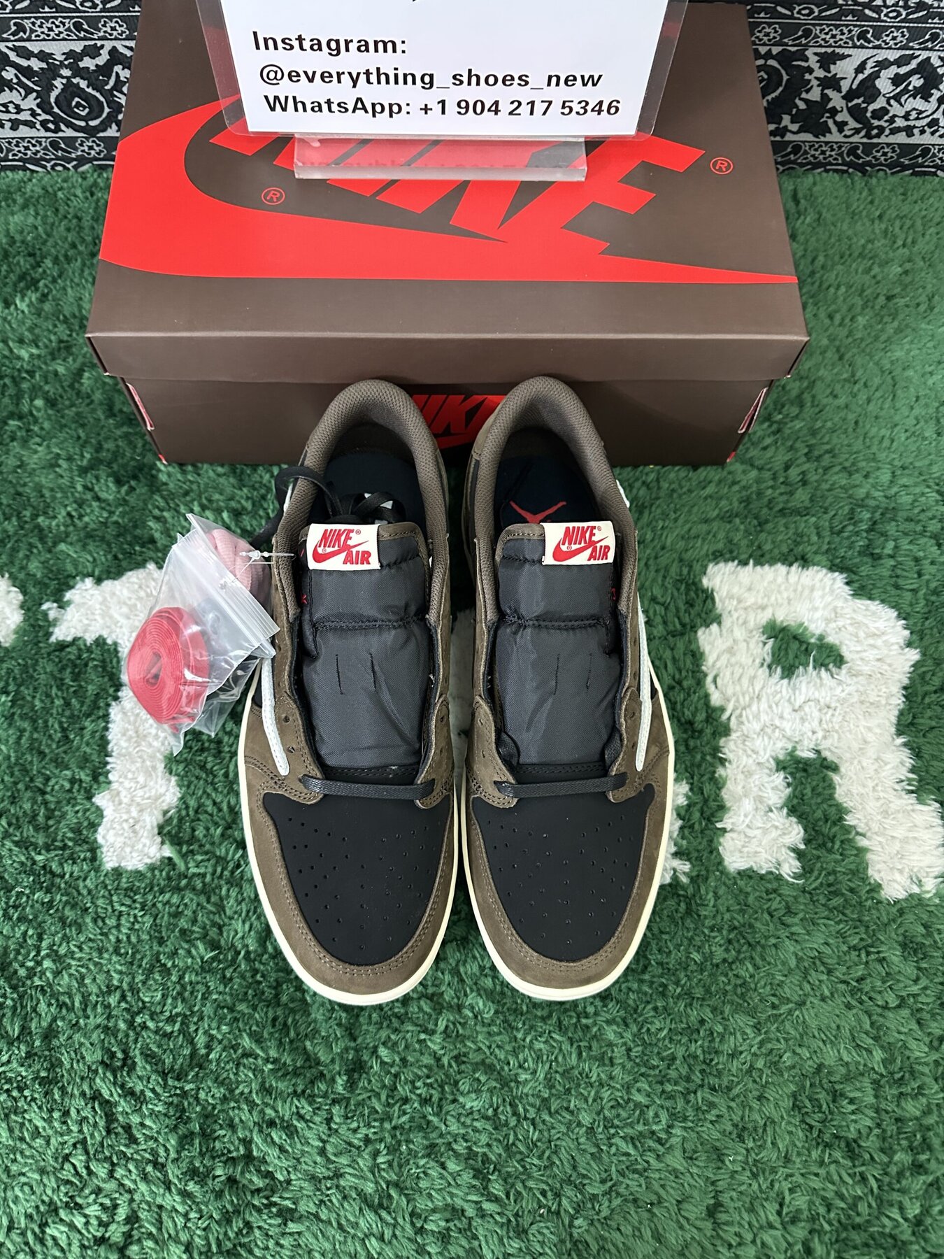 TS X AJ1 Low Mocha - Image 9