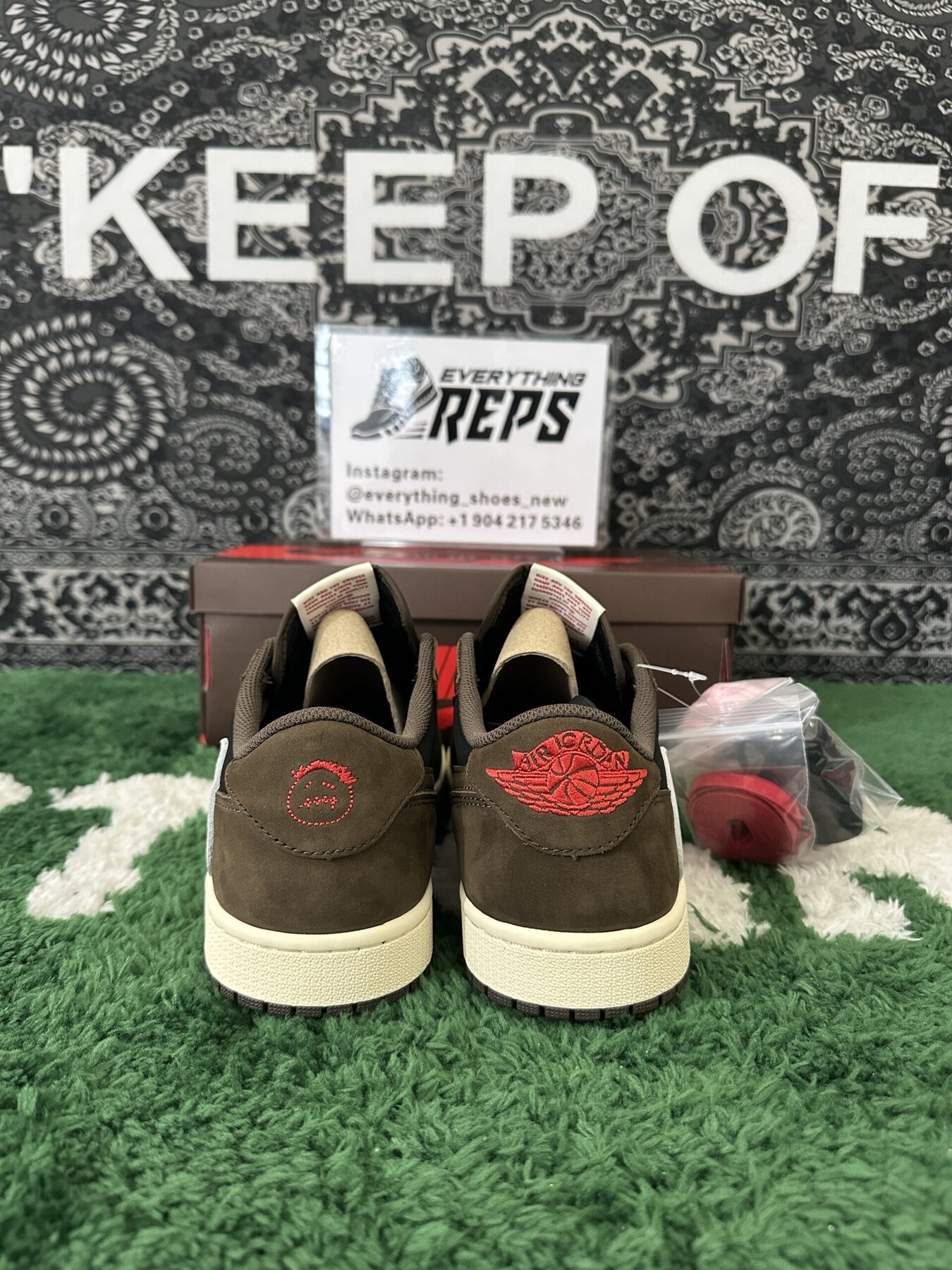 TS X AJ1 Low Mocha - Image 8
