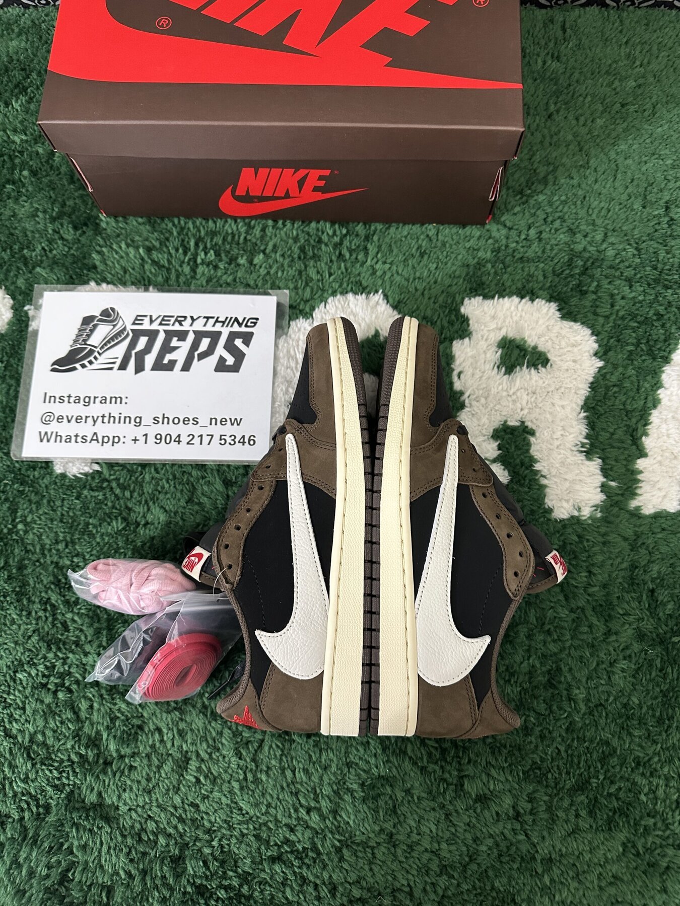 TS X AJ1 Low Mocha - Image 2