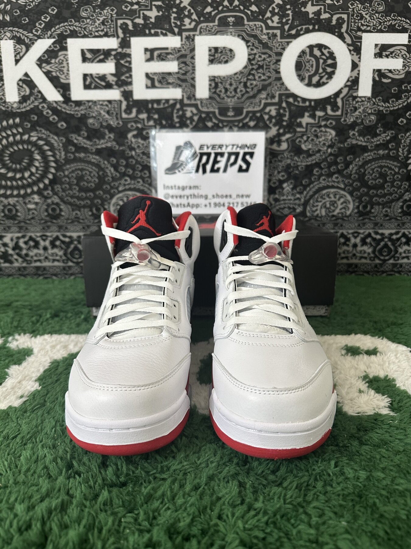 AJ5 “Fire Red Black Tongue” - Image 10