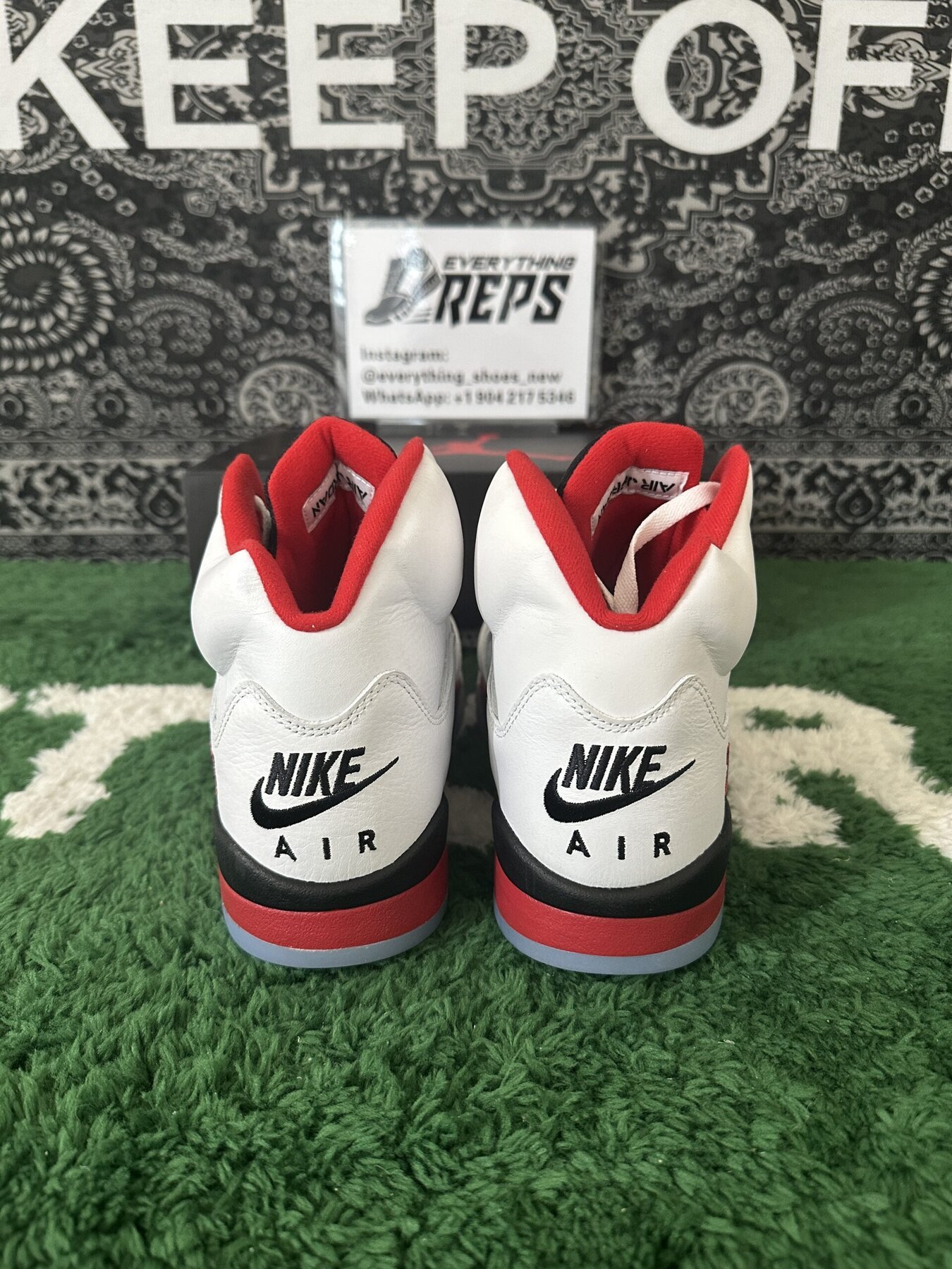 AJ5 “Fire Red Black Tongue” - Image 8