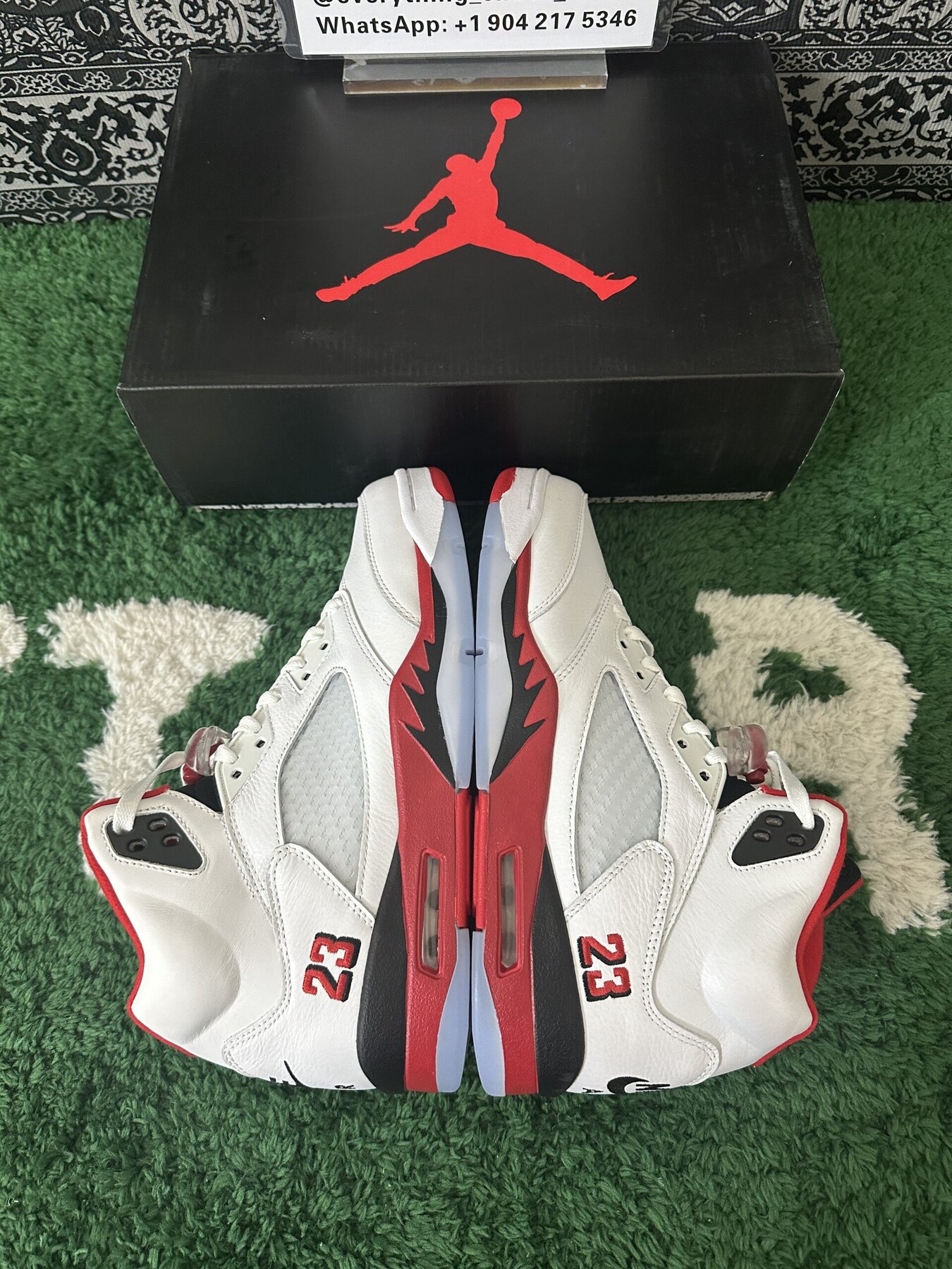 AJ5 “Fire Red Black Tongue” - Image 2